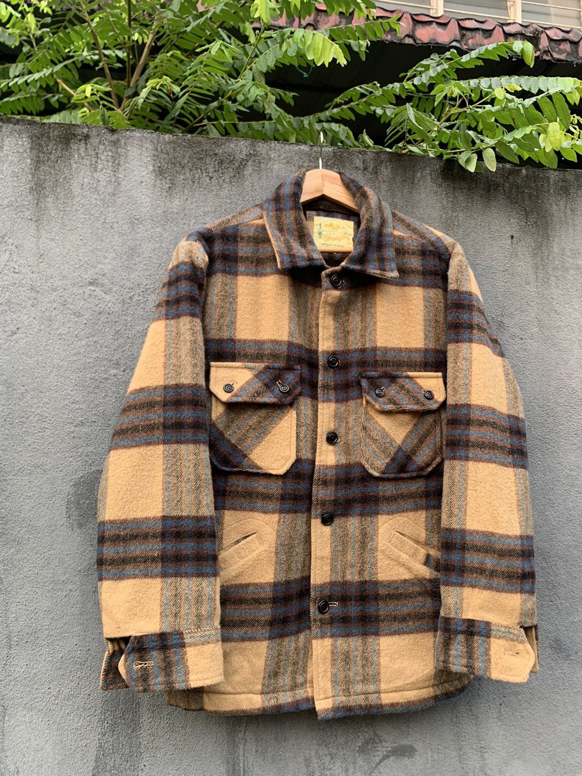 Wrangler 👹Vintage Wrangler Wool Flannel Fur Lined Jacket Size US L / EU 52-54 / 3 - 3 Thumbnail