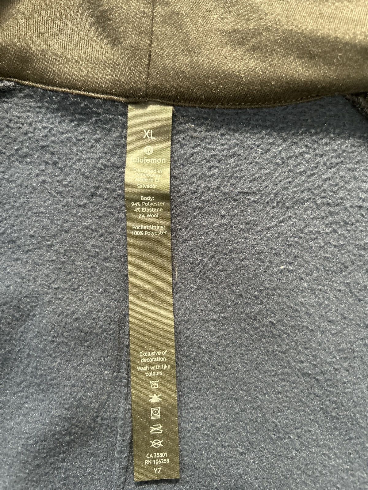 Lululemon Lululemon Navy Hoodie - XL Size US XL / EU 56 / 4 - 3 Thumbnail