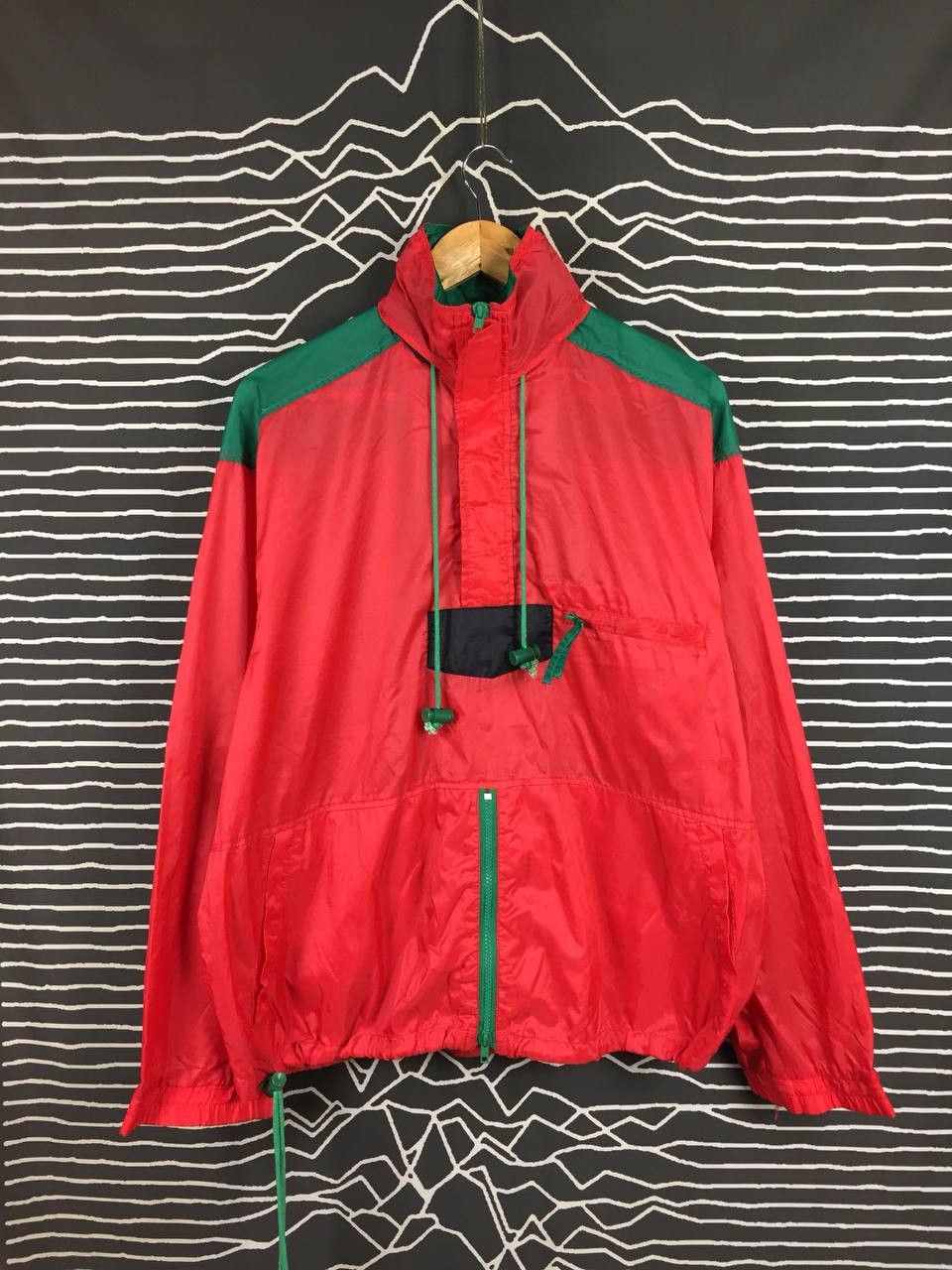Vintage Vtg 90s IT'S AMERICAN Pullover Windbreaker Jacket Size US L / EU 52-54 / 3 - 2 Thumbnail