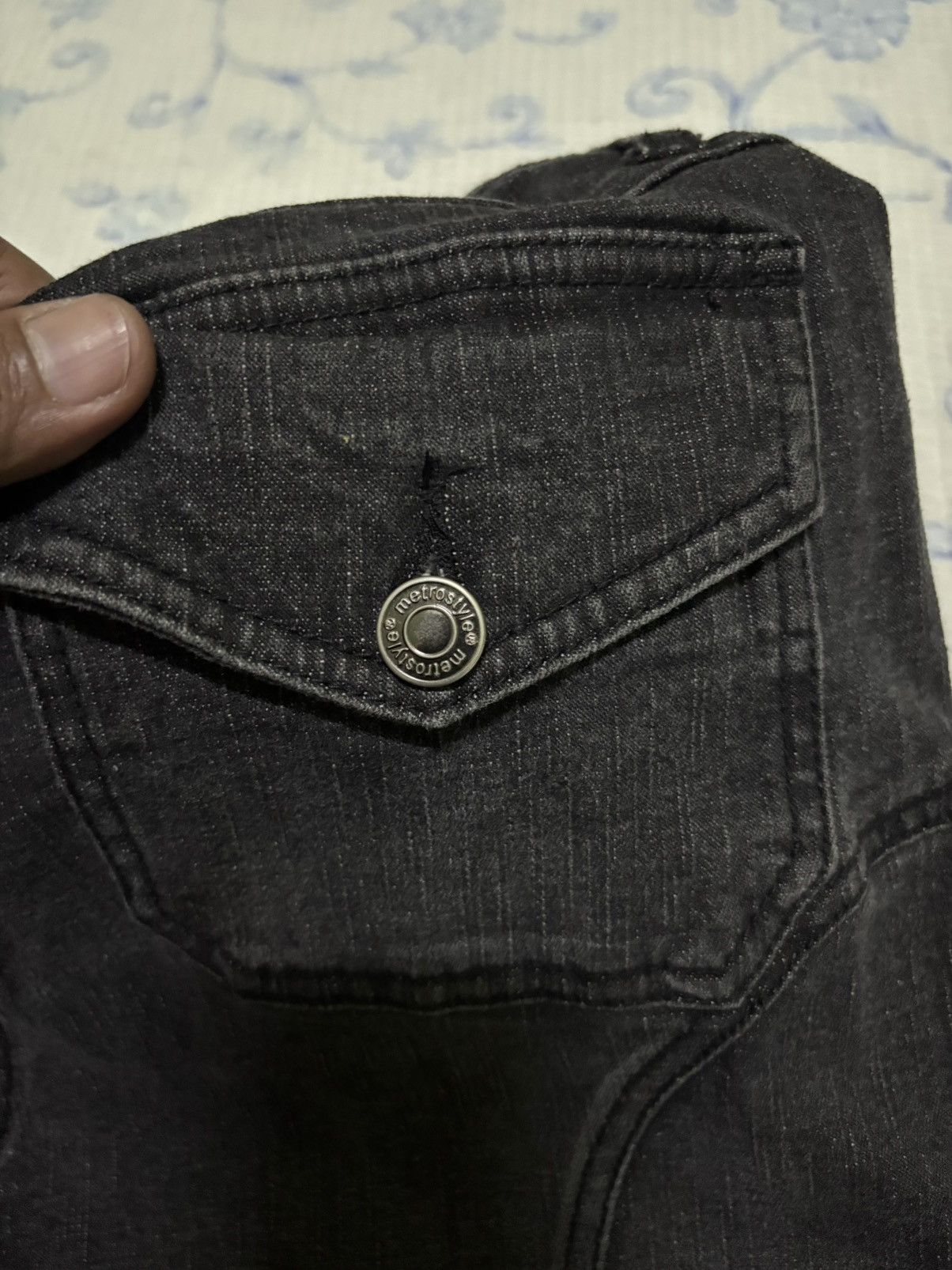 Other Metro Style Streetwear Flared Denim Jeans Size US 30 / EU 46 - 17 Thumbnail