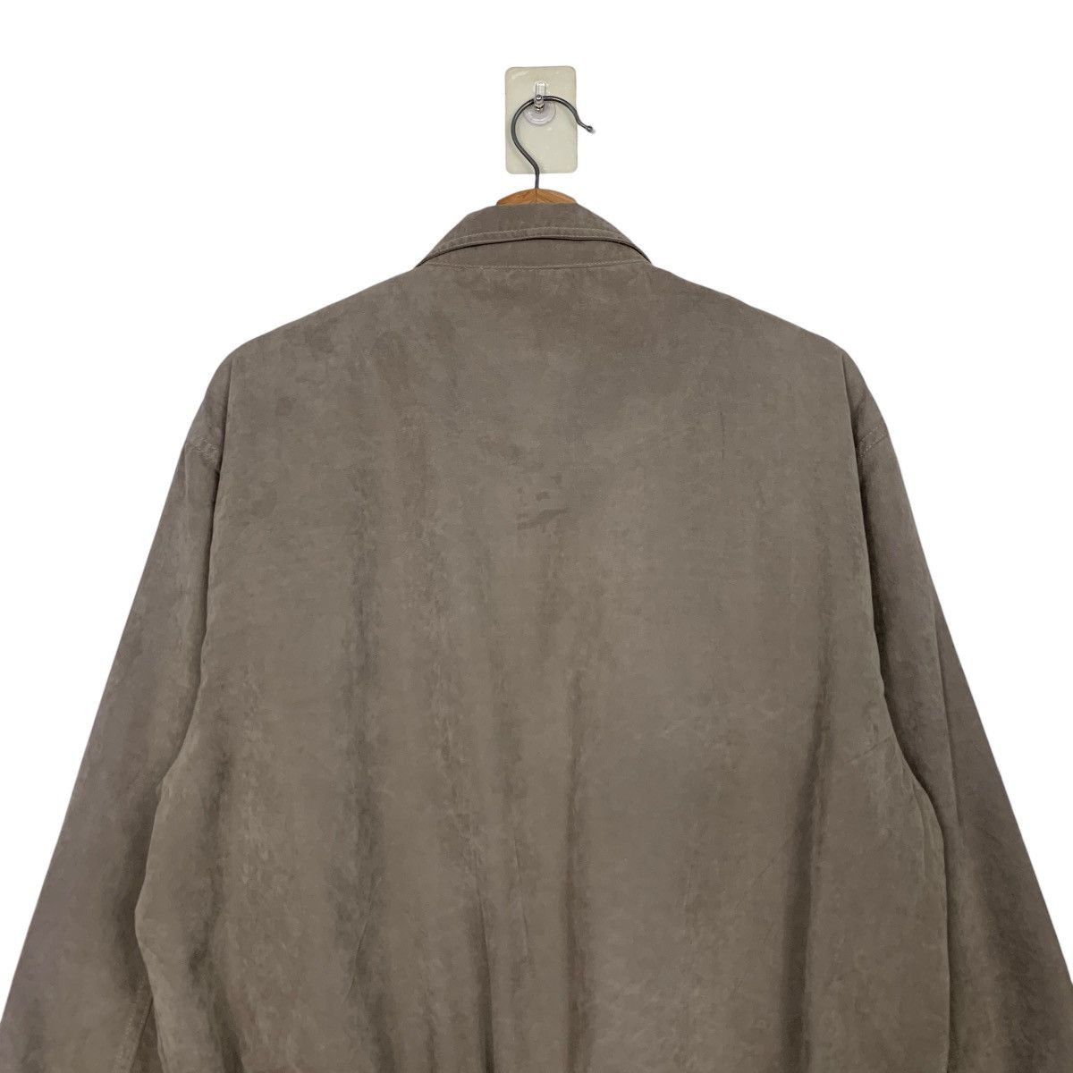 Vintage 90's CLAUDIO VALENTINO Suede Bomber Jacket #2724-C123 Size US L / EU 52-54 / 3 - 8 Thumbnail