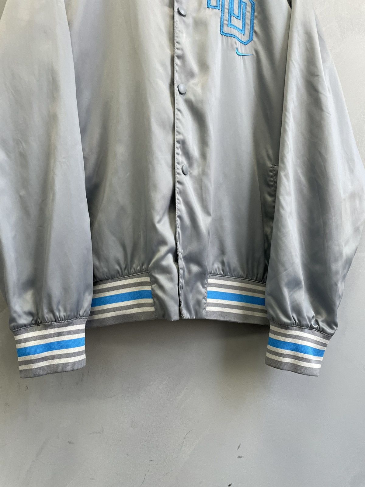 Nike Retro varsity y2k Nike drill bomber jacket Athletic dept Size US XXL / EU 58 / 5 - 3 Thumbnail