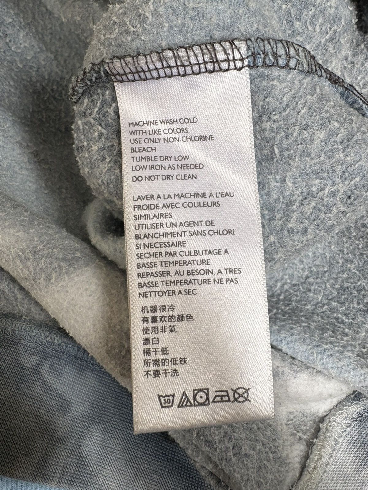 Standard Cloth Blue Tie-Dye Hoodie Size US L / EU 52-54 / 3 - 4 Thumbnail