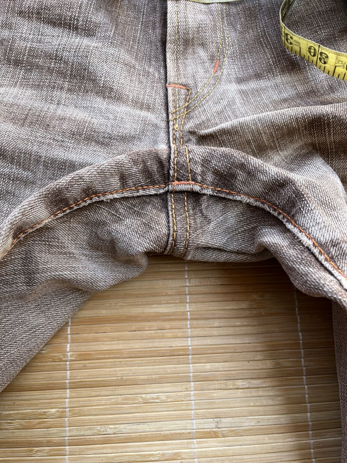 Edwin Vintage Edwin 505zx selvedge denim distress Size US 35 - 10 Thumbnail