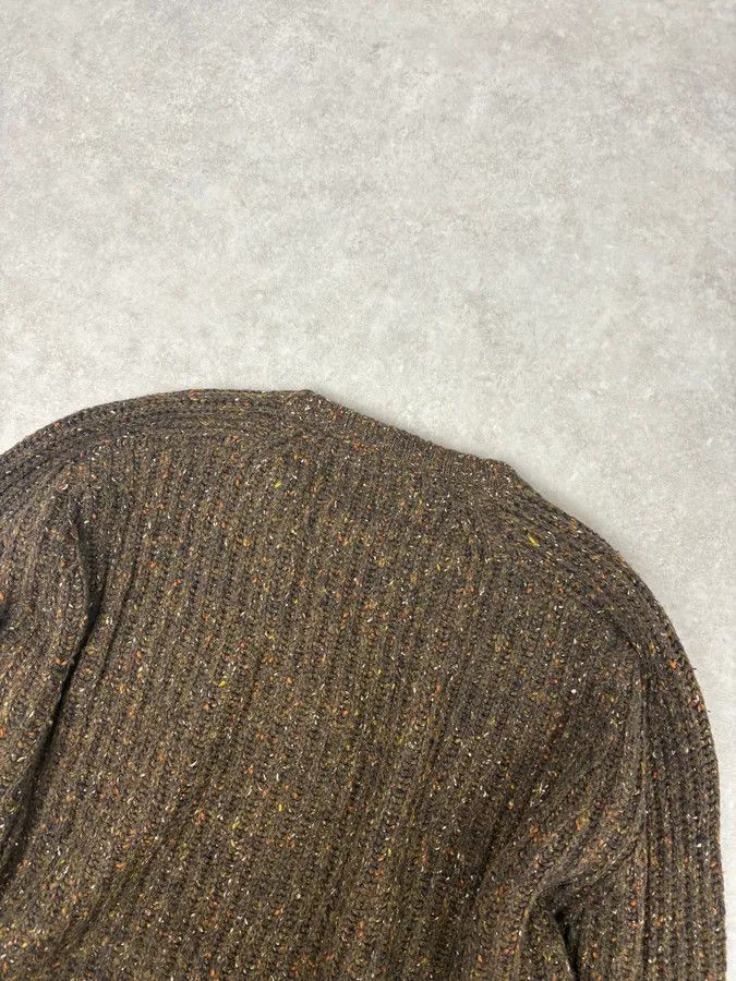 Gucci 1990s Gucci Brown Italian Wool Premium Sweater Size US L / EU 52-54 / 3 - 7 Thumbnail