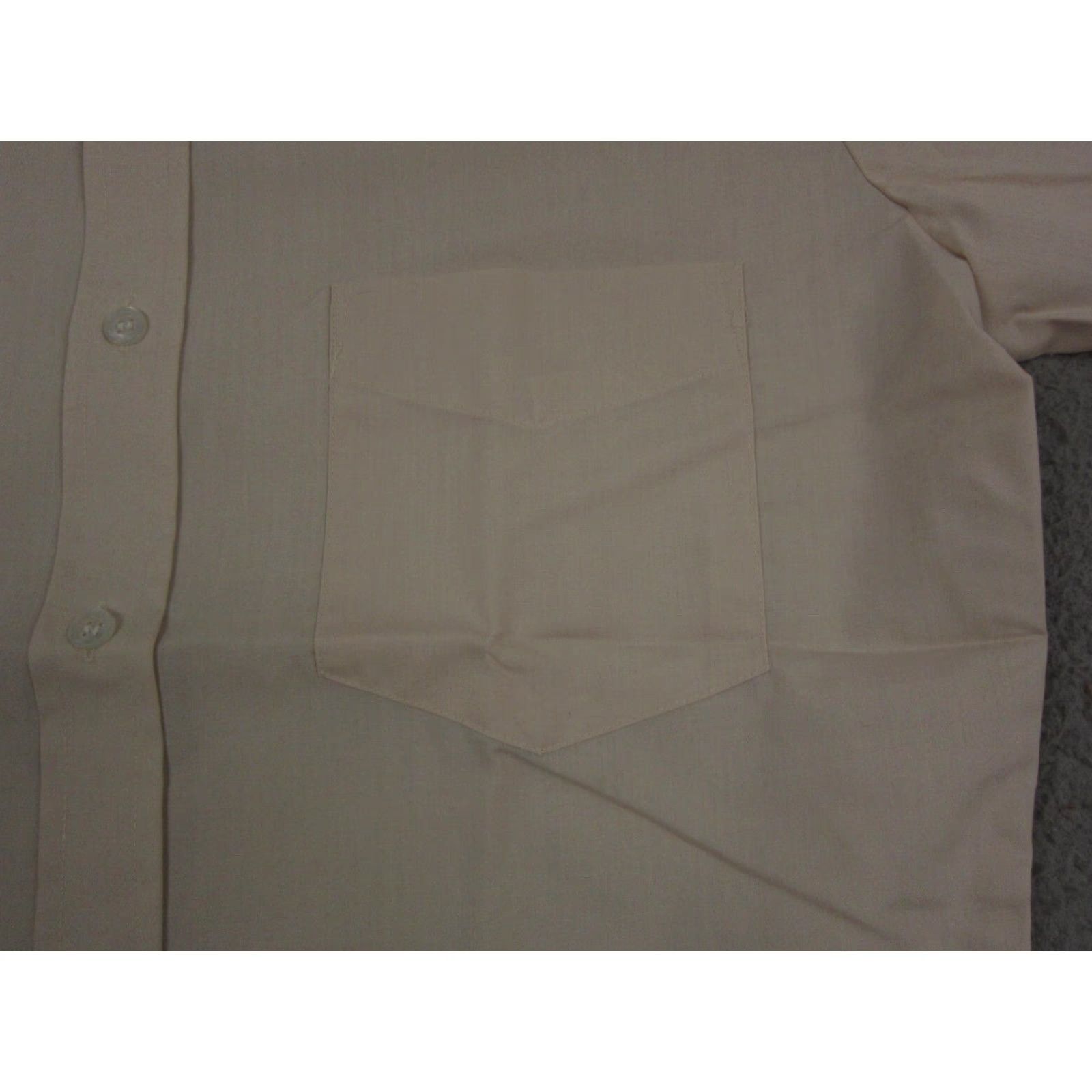 Vintage VINTAGE Surrey Shirt Mens Regular Small Beige Button-Up Short Sleeve Collared Western Size US L / EU 52-54 / 3 - 3 Thumbnail