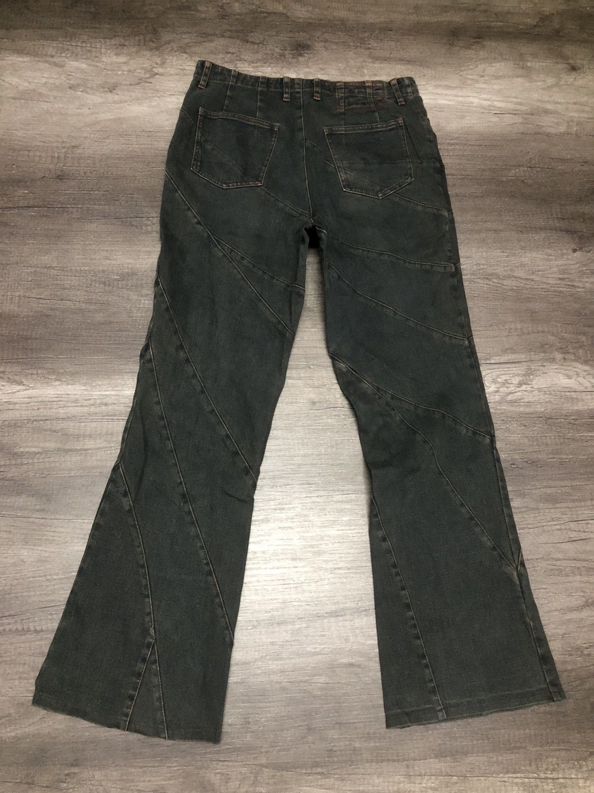 If Six Was Nine × Japanese Brand × Le Grande Bleu (L.G.B.) VINTAGE VIVA PRESTO HAGI FLARED DESIGN HYSTERIC GLAMOUR Size 30" / US 8 / IT 44 - 6 Thumbnail