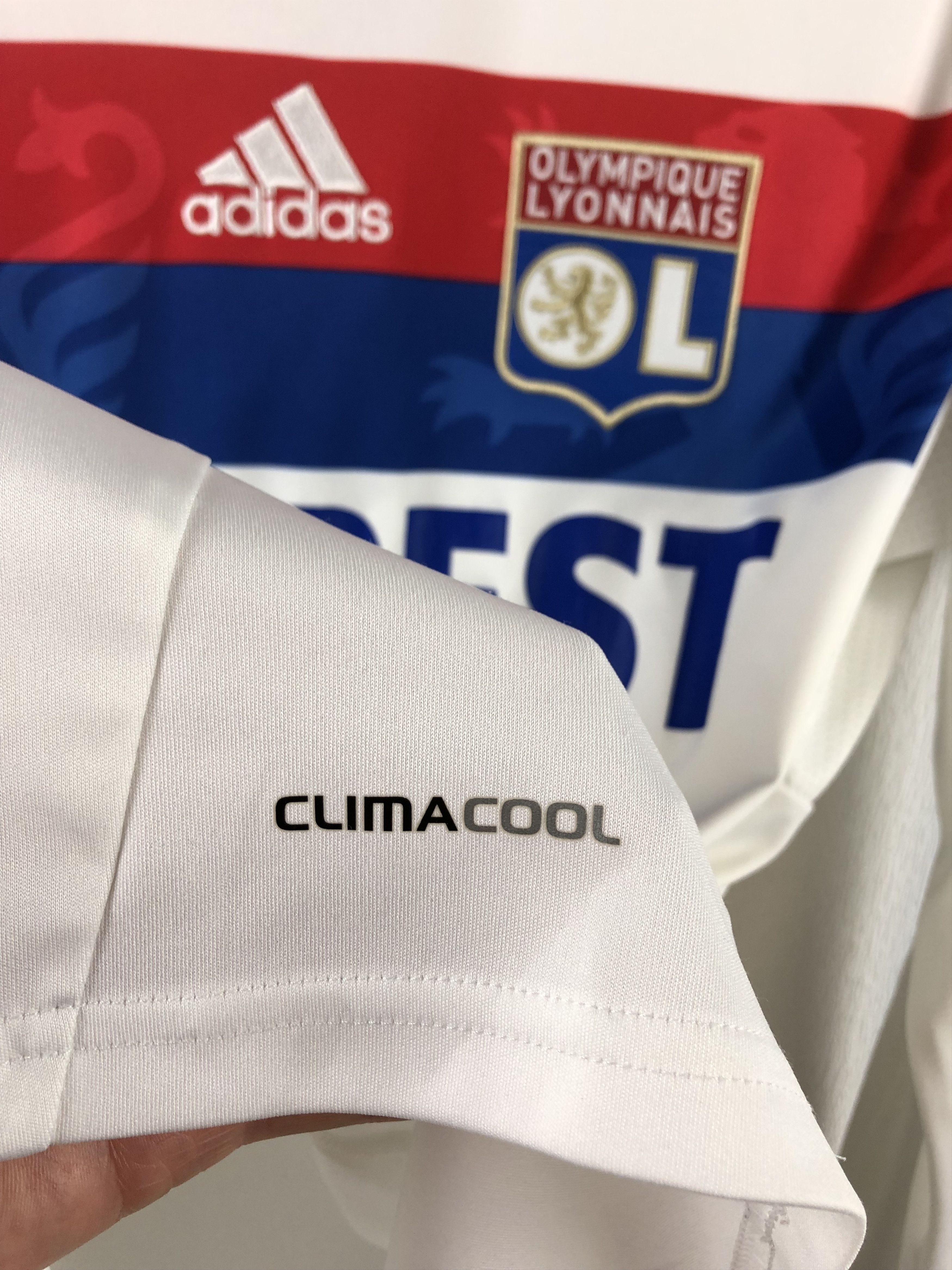 Adidas Olympique Lyonnais shirt 2011 Soccer Jersey Long Sleeve Size US S / EU 44-46 / 1 - 9 Thumbnail