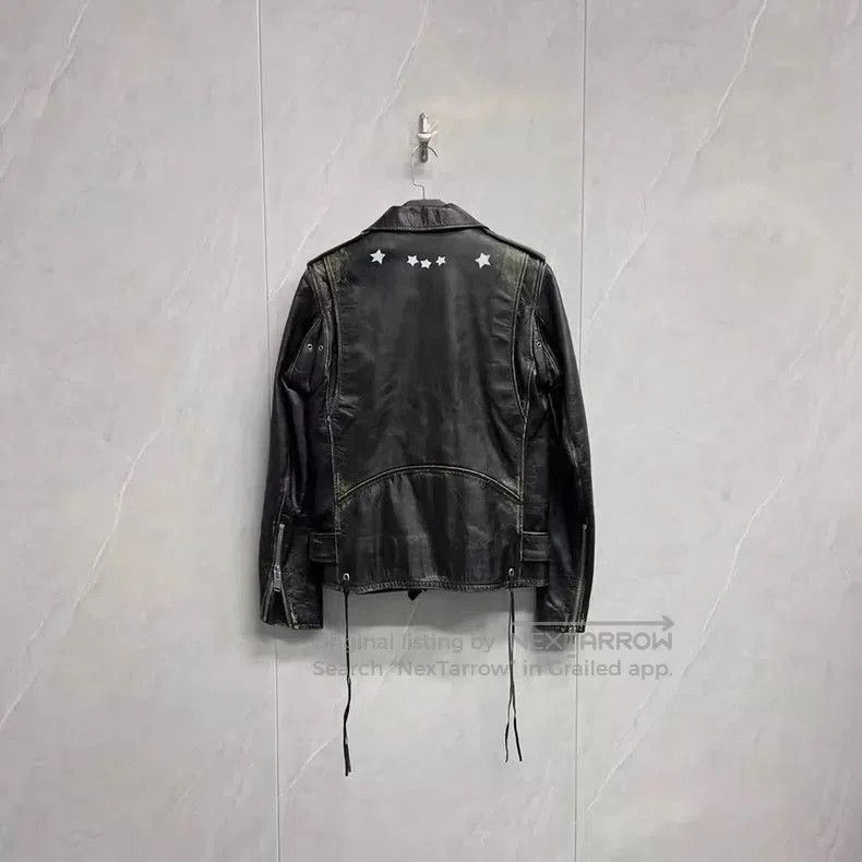 Saint Laurent Paris Saint Laurent Black Vintage Leather Jacket. Size US M / EU 48-50 / 2 - 2 Thumbnail