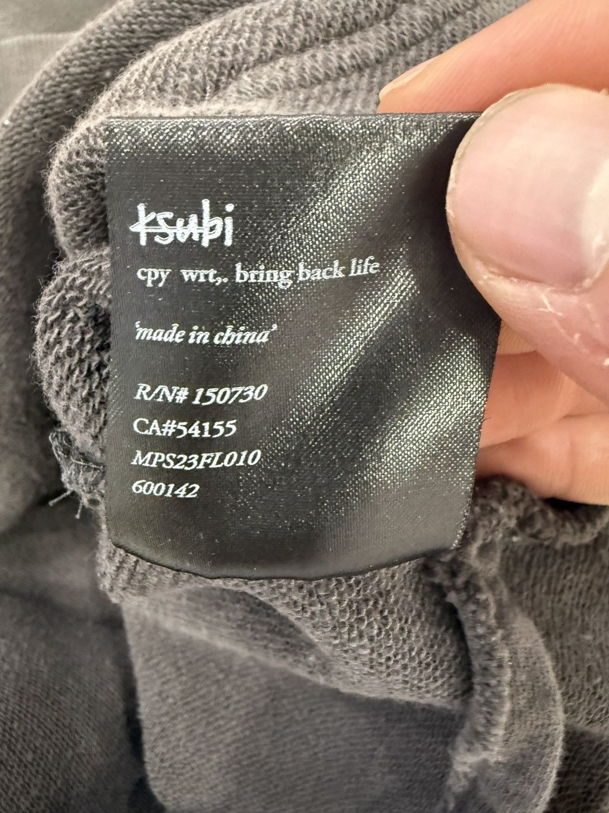 Ksubi Ksubi Grey Hoodie Size US S / EU 44-46 / 1 - 9 Thumbnail