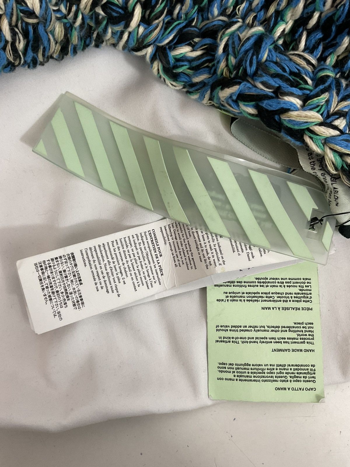 Off-White OFF-WHITE Blue Climb Rope Jumper In 3000 Blue Size US L / EU 52-54 / 3 - 7 Thumbnail