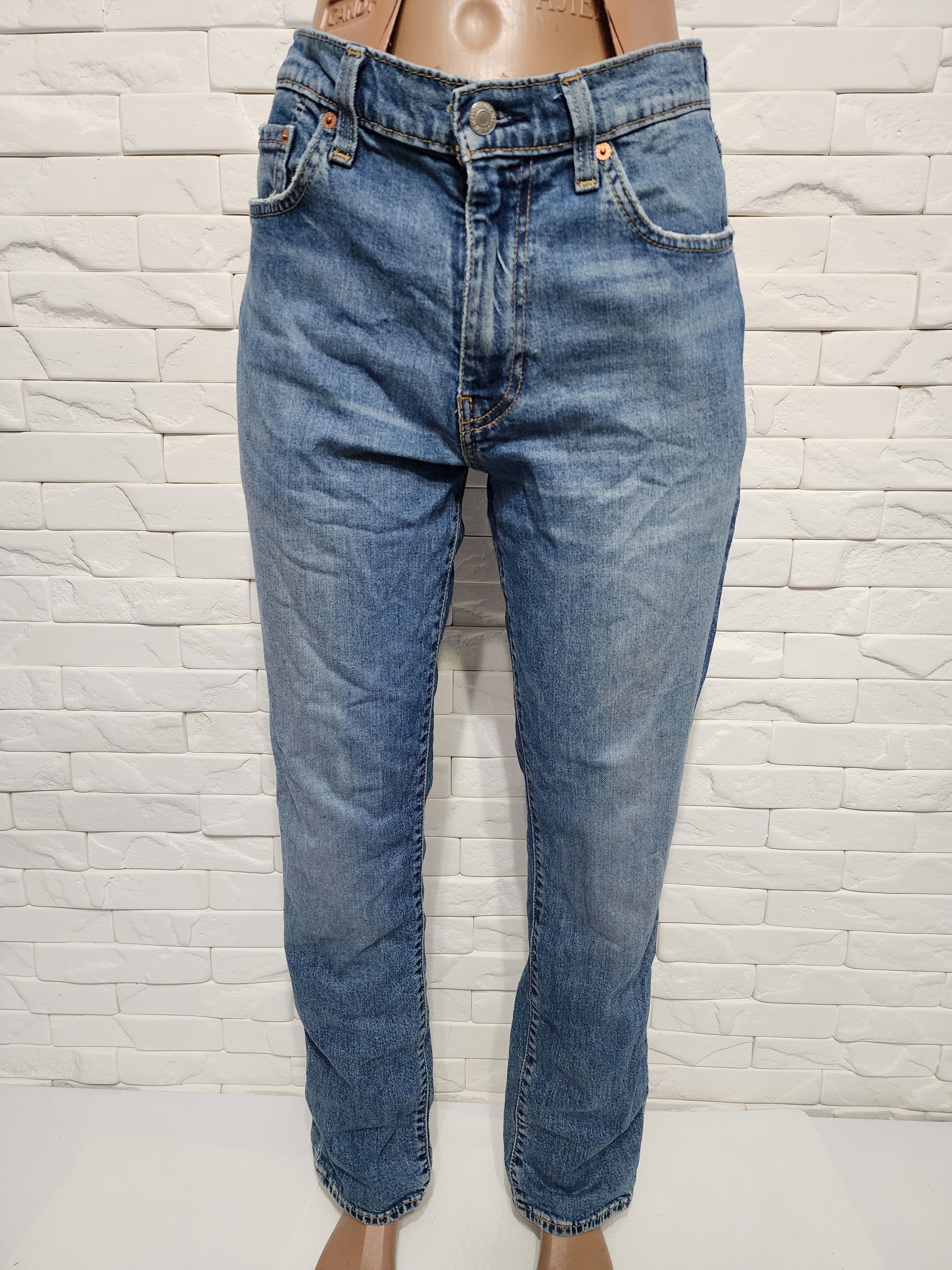 Blue men's jeans.