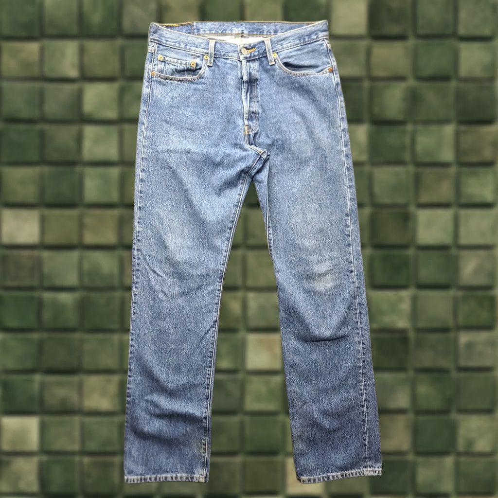 Levi's VINTAGE Levi's 501 XX Original Fit Jeans 34x36 Mens Stonewash Blue Button Fly VTG Size US 34 / EU 50 - 1 Thumbnail