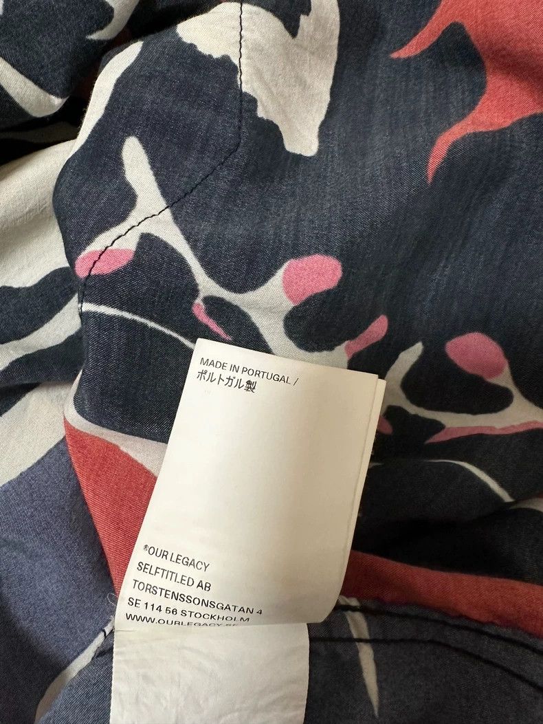 Our Legacy Our Legacy size50 A long-sleeved floral shirt Size US M / EU 48-50 / 2 - 5 Thumbnail