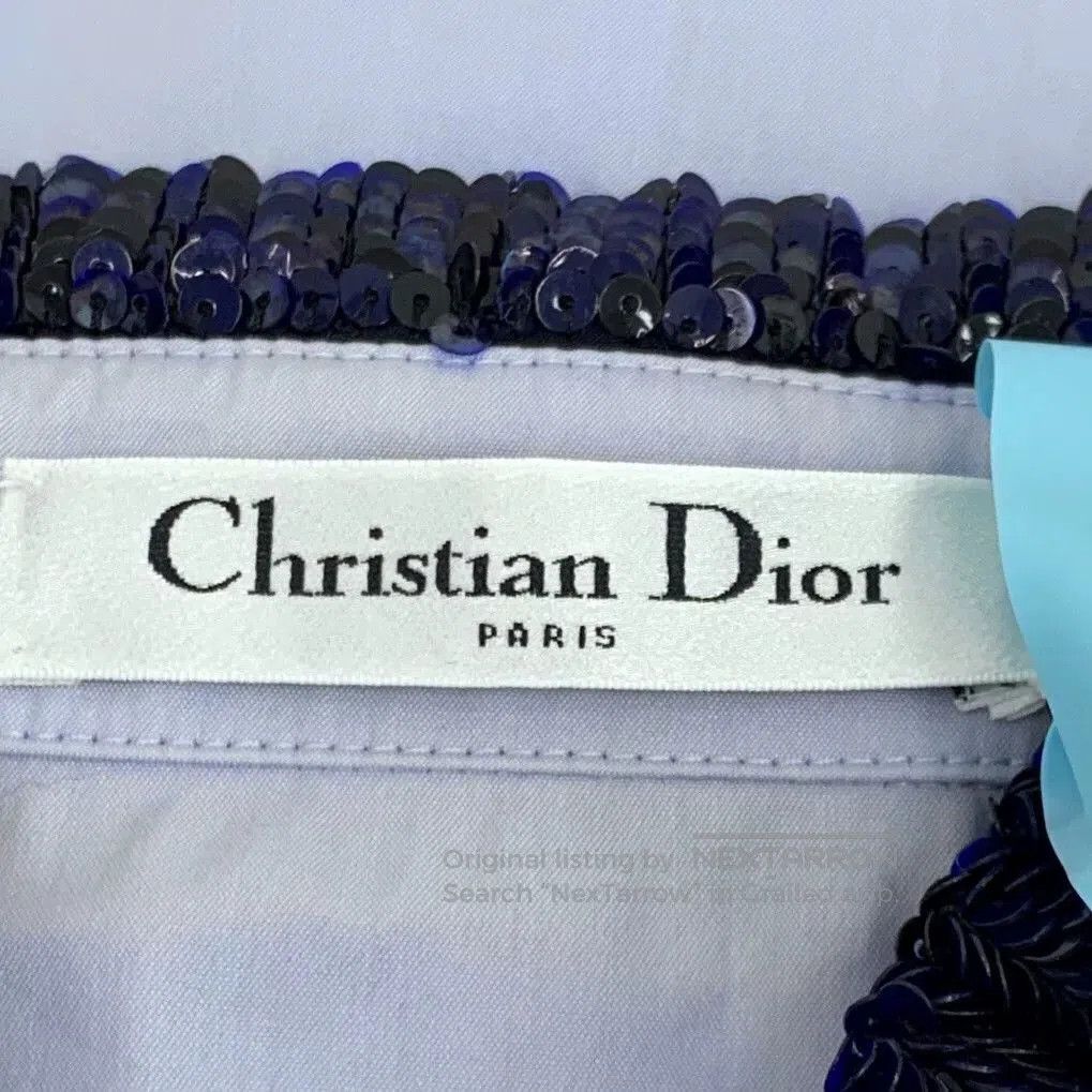 Dior dior blue sequined cotton long sleeve shirt. Size US S / EU 44-46 / 1 - 5 Thumbnail