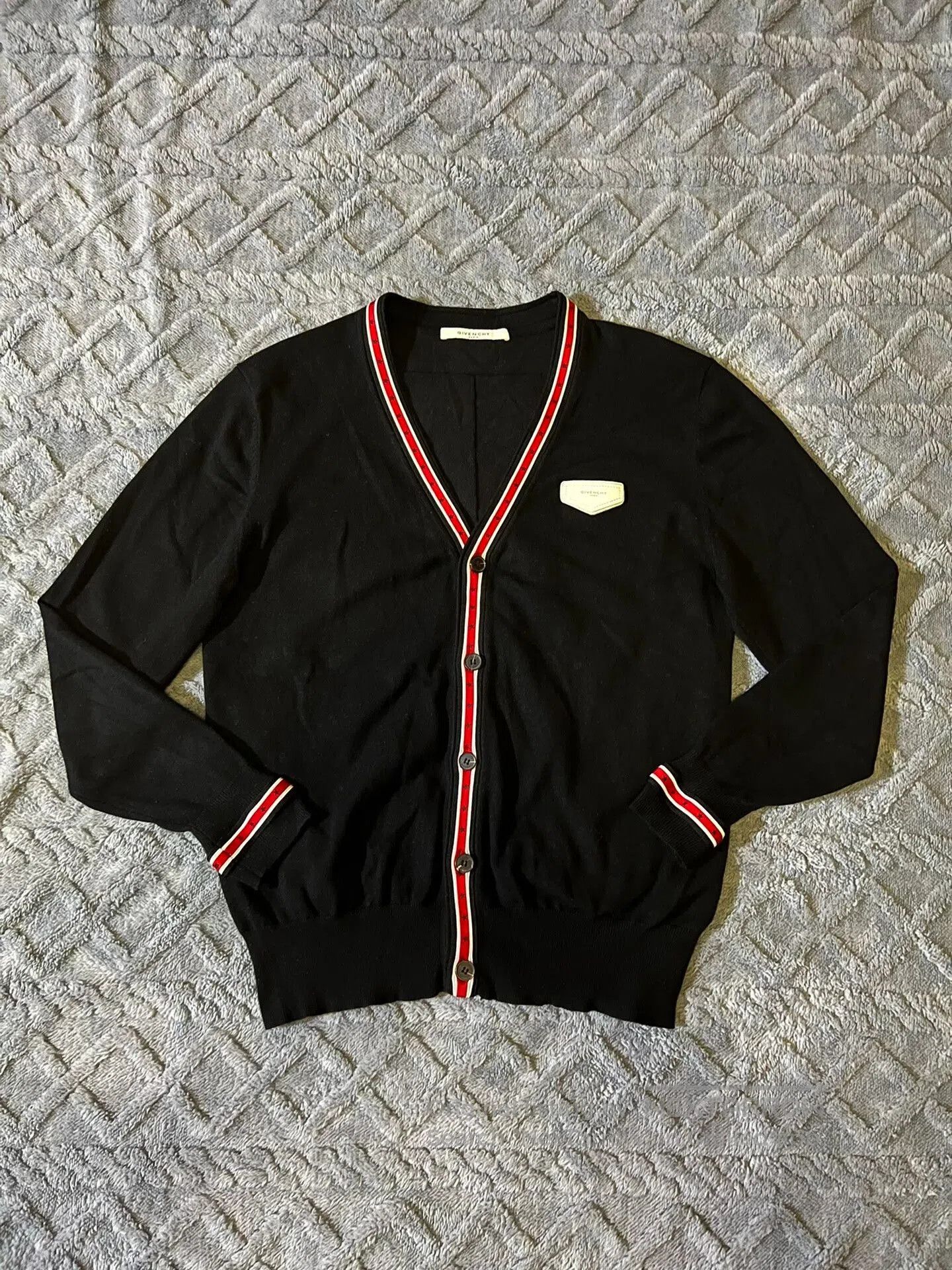 Givenchy Givenchy Star Logo Wool Cardigan. Size US XXL / EU 58 / 5 - 1 Thumbnail