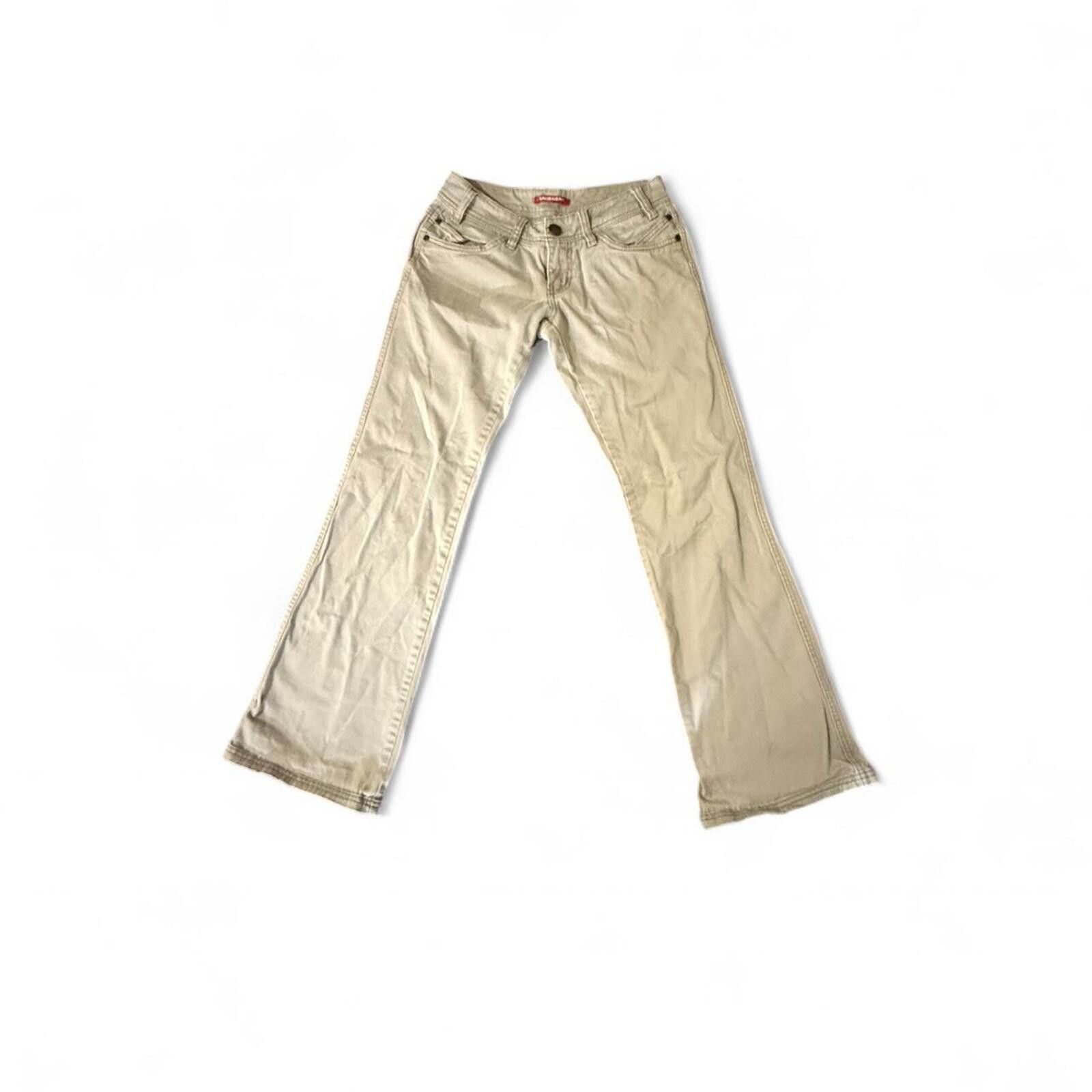 UNIONBAY Vintage Y2K Unionbay low-rise beige flare pants 🤎 Size 25" / US 0 / IT 36 - 1 Thumbnail