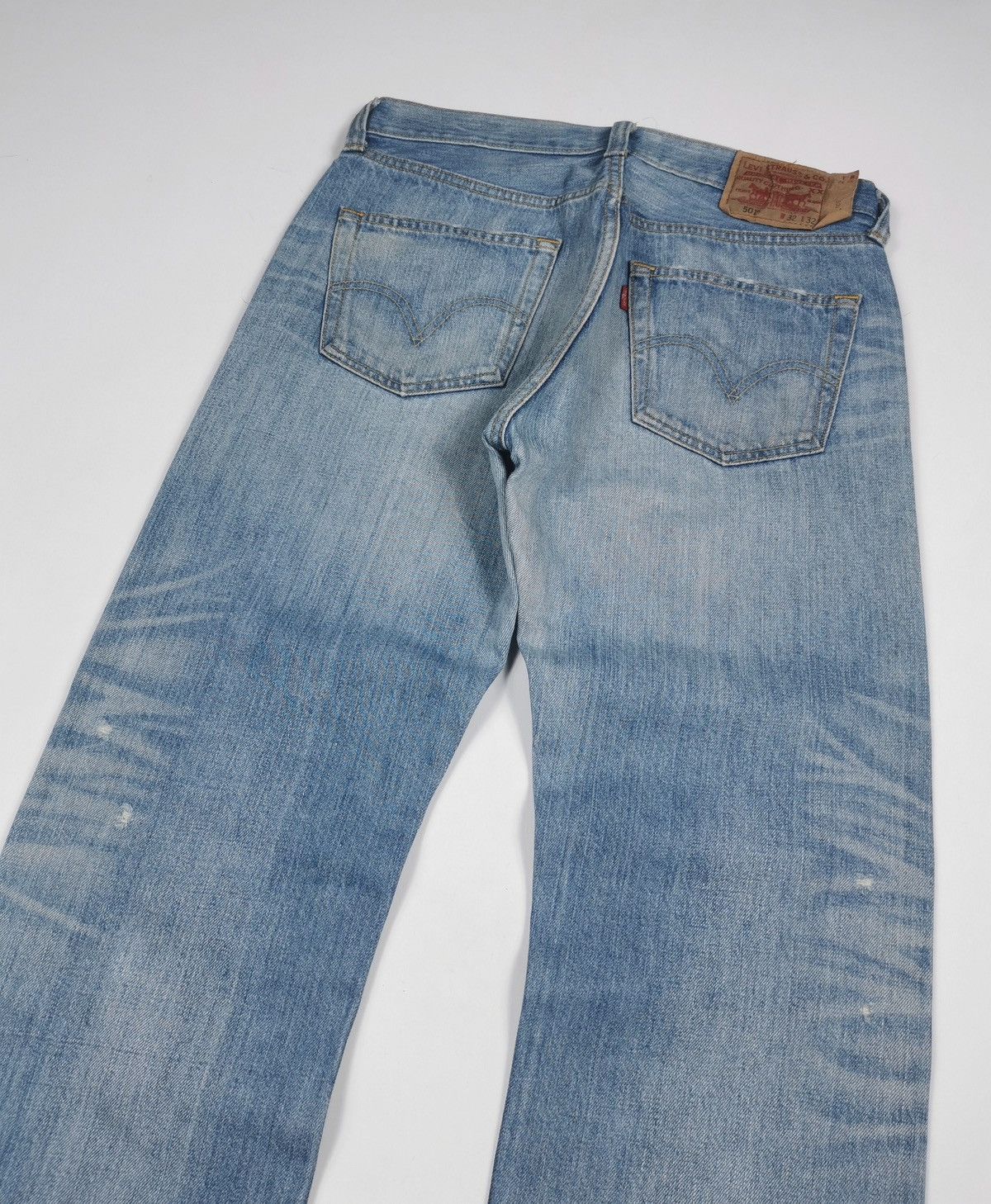 Levi's Vintage Levis 501 Distressed Denim Jeans Size US 32 / EU 48 - 6 Thumbnail