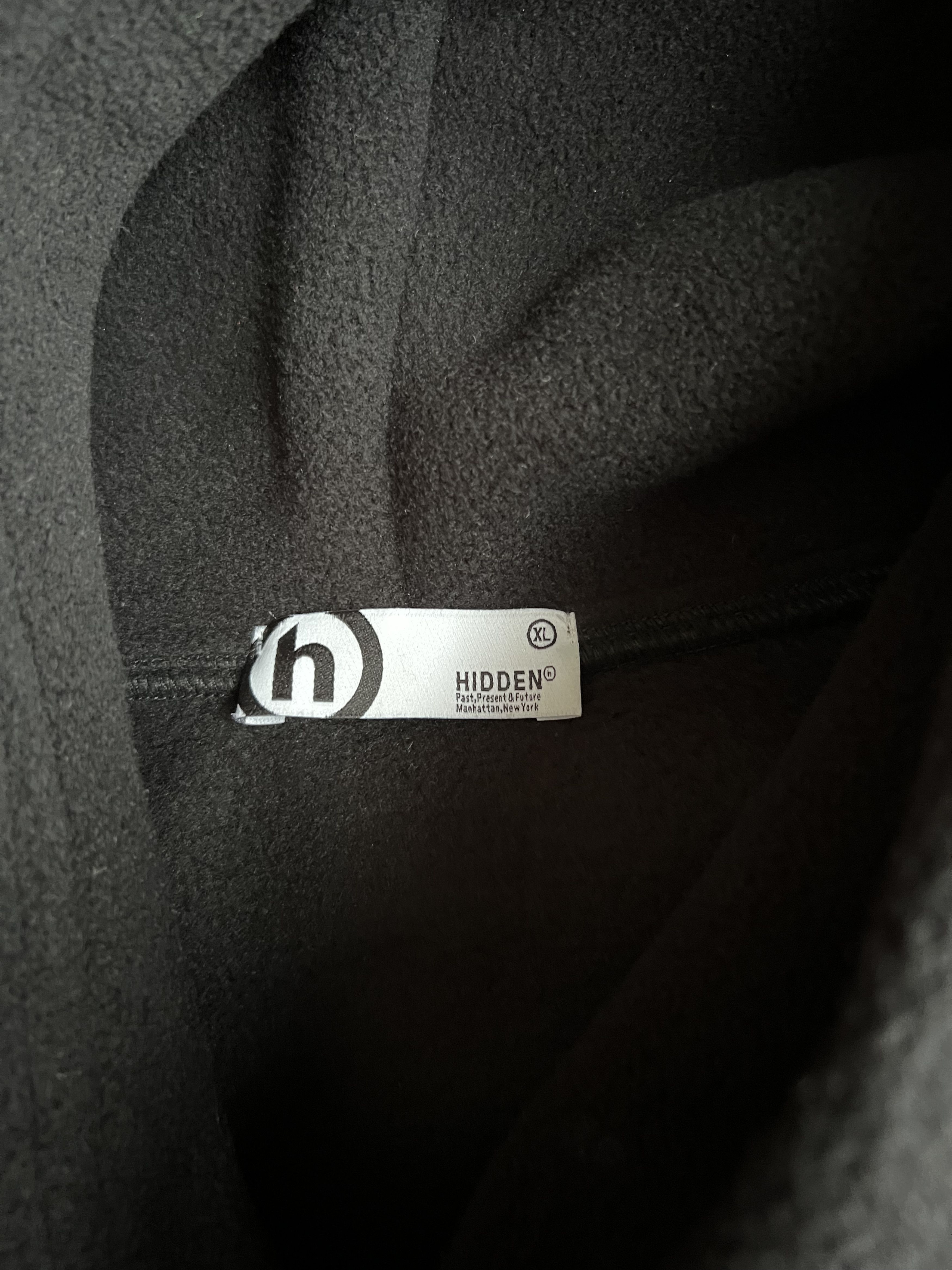 HIDDEN Hidden NY Polar Fleece Pullover Sweatshirt in Black Size US XL / EU 56 / 4 - 6 Thumbnail