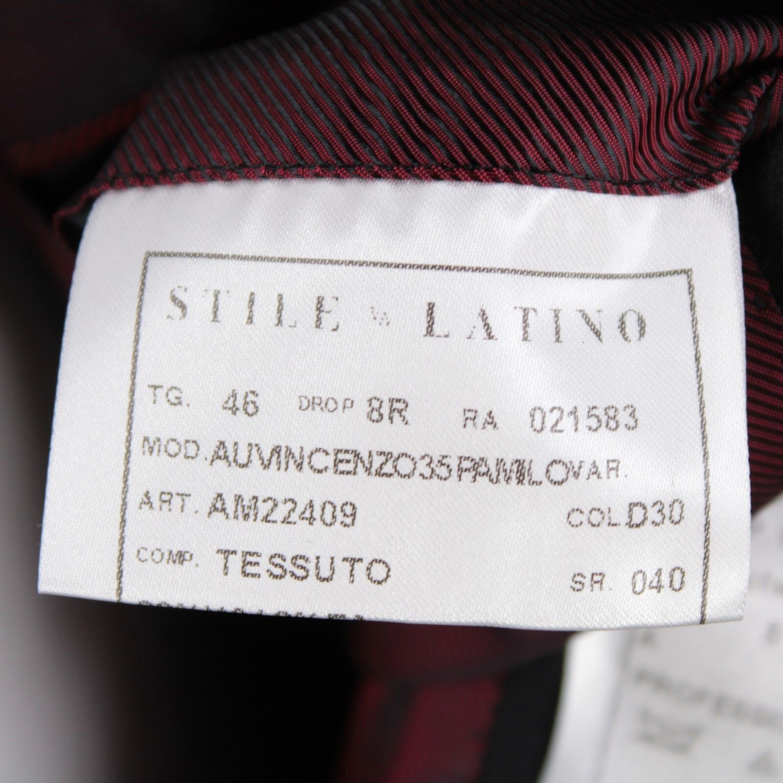 Other Stile Latino Suit Size US 36 Regular in Black Size 36R - 9 Thumbnail