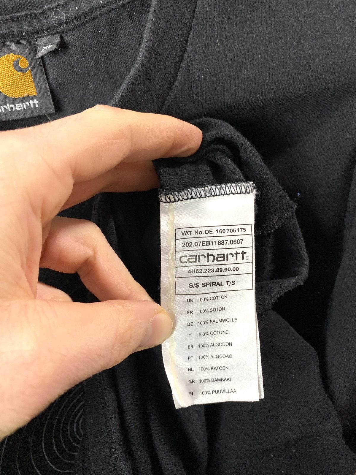 Carhartt × Vintage Vintage Carhartt T Shirt Hype Size US XL / EU 56 / 4 - 6 Thumbnail