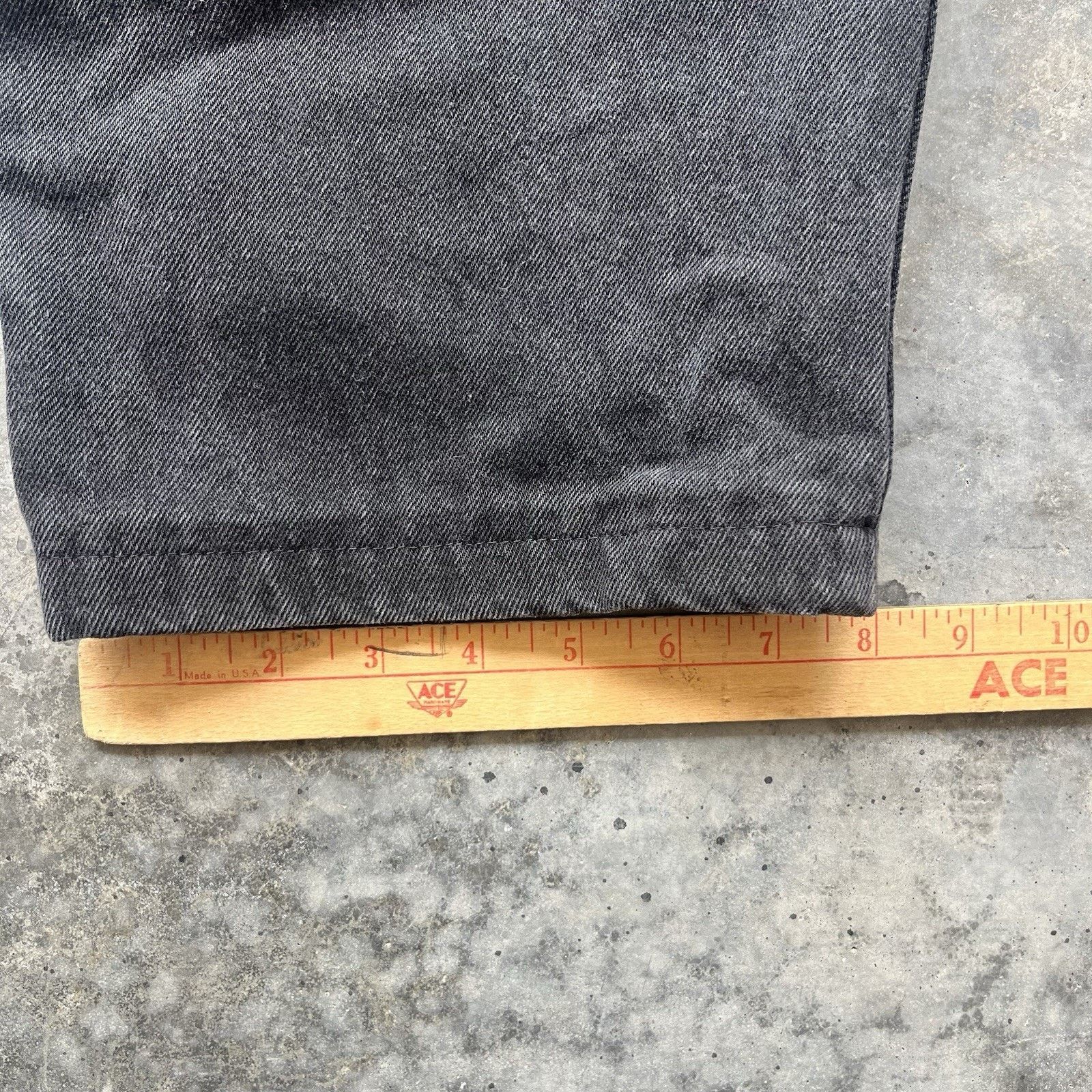 Levi's Vintage Black 90s Levi’s 545 Jeans Mens 36 X 30 Loose Fit We Size US 36 / EU 52 - 3 Thumbnail