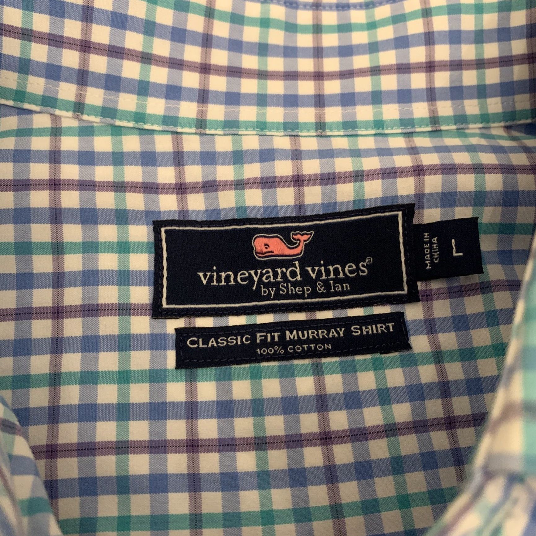 Vineyard Vines VINEYARD VINES Classic Fit Plaid Murray Button-Up Shirt Men's Large Multicolor Preppy Size US L / EU 52-54 / 3 - 2 Thumbnail