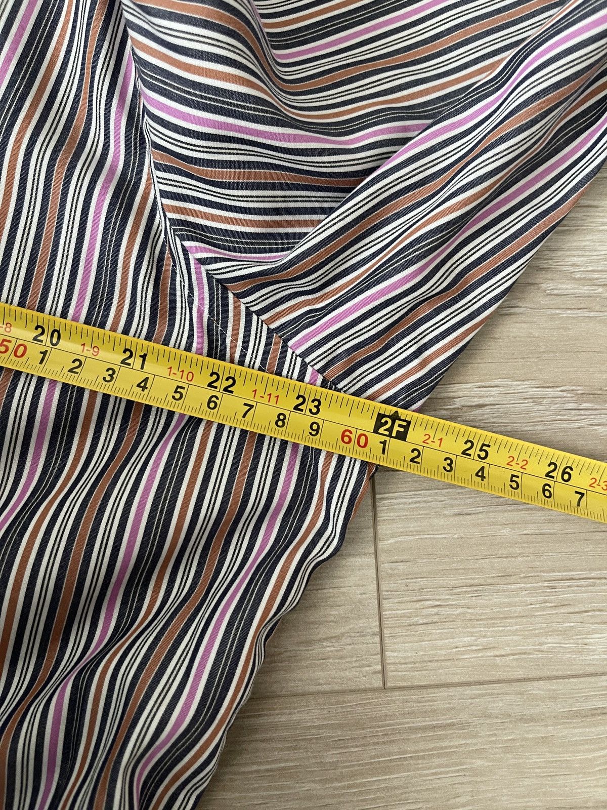 Eton Designer striped eton shirt Size US XXL / EU 58 / 5 - 13 Thumbnail