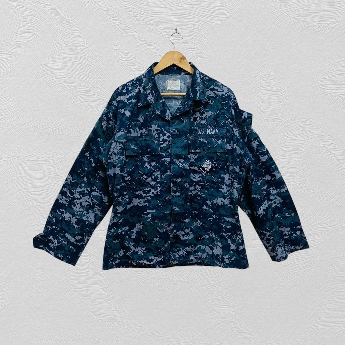 Vintage Vintage us navy USN jacket Size US L / EU 52-54 / 3 - 1 Thumbnail