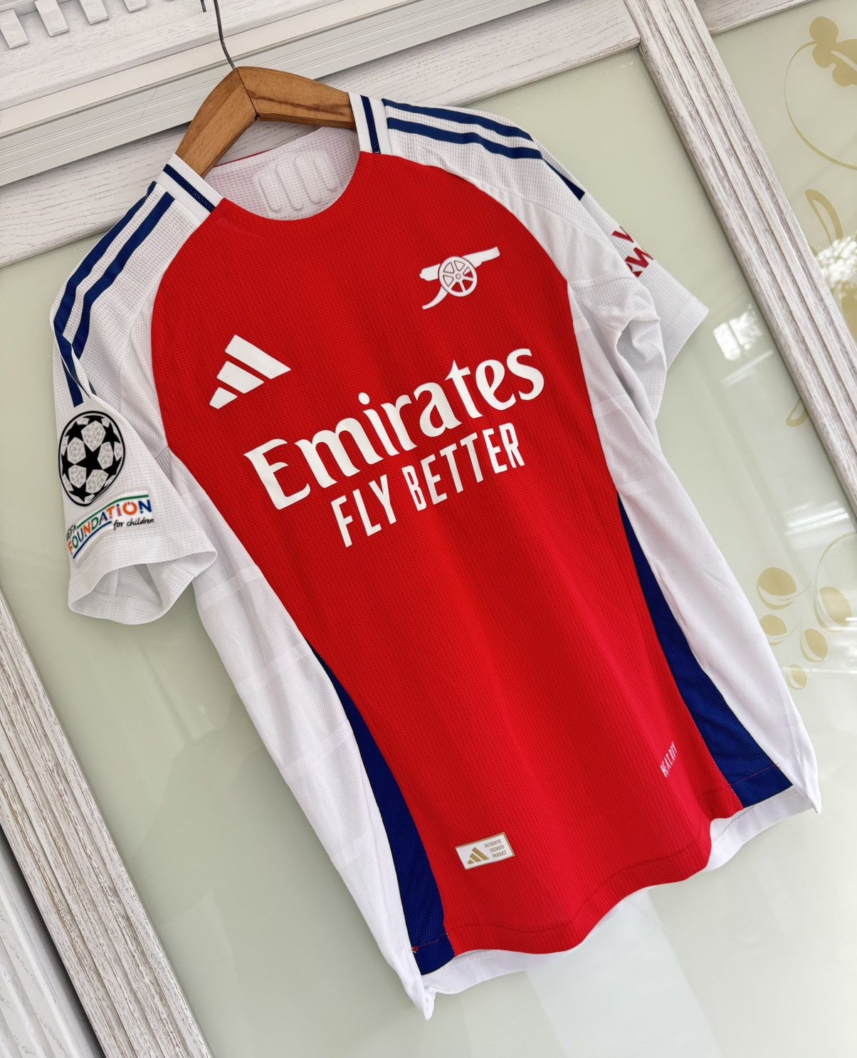 Adidas Rice #41 Arsenal 2024-2025 Home Soccer Jersey Football Shirt Size US M / EU 48-50 / 2 - 4 Thumbnail