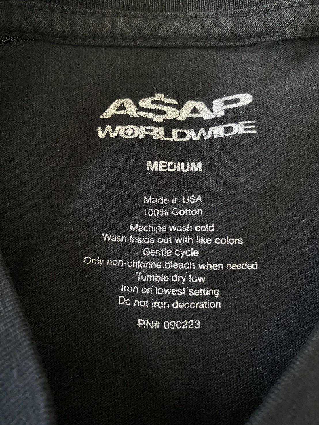 A$AP Rocky Asap rocky Asap Worldwide tee Size US M / EU 48-50 / 2 - 3 Thumbnail