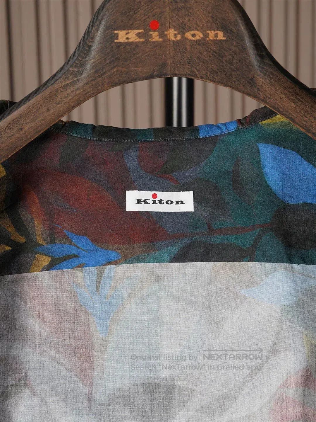 Kiton Kiton Cotton Hooded Jacket with Print. Size US M / EU 48-50 / 2 - 4 Thumbnail