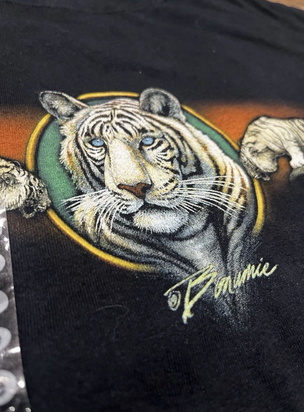 Anvil NWT Vtg Y2k Bonamie Tigers Center Logo Graphic Tee Shirt XL Size US XL / EU 56 / 4 - 3 Thumbnail