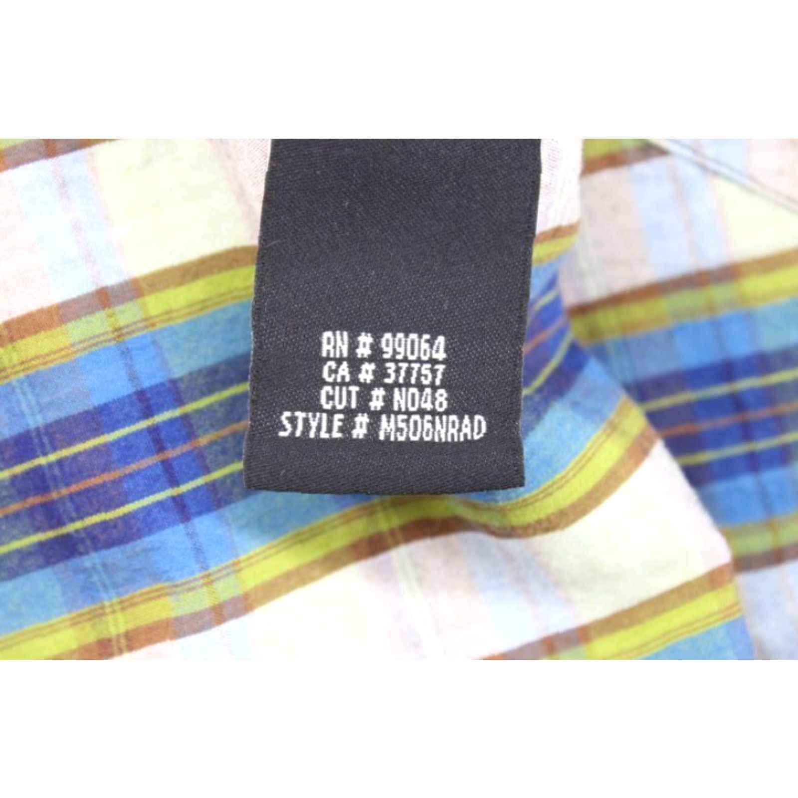 Billabong Billabong Slim Fit Shirt Mens XL Multicolor Snap Thick Stitch Plaid Short Sleeve Size US XL / EU 56 / 4 - 4 Thumbnail