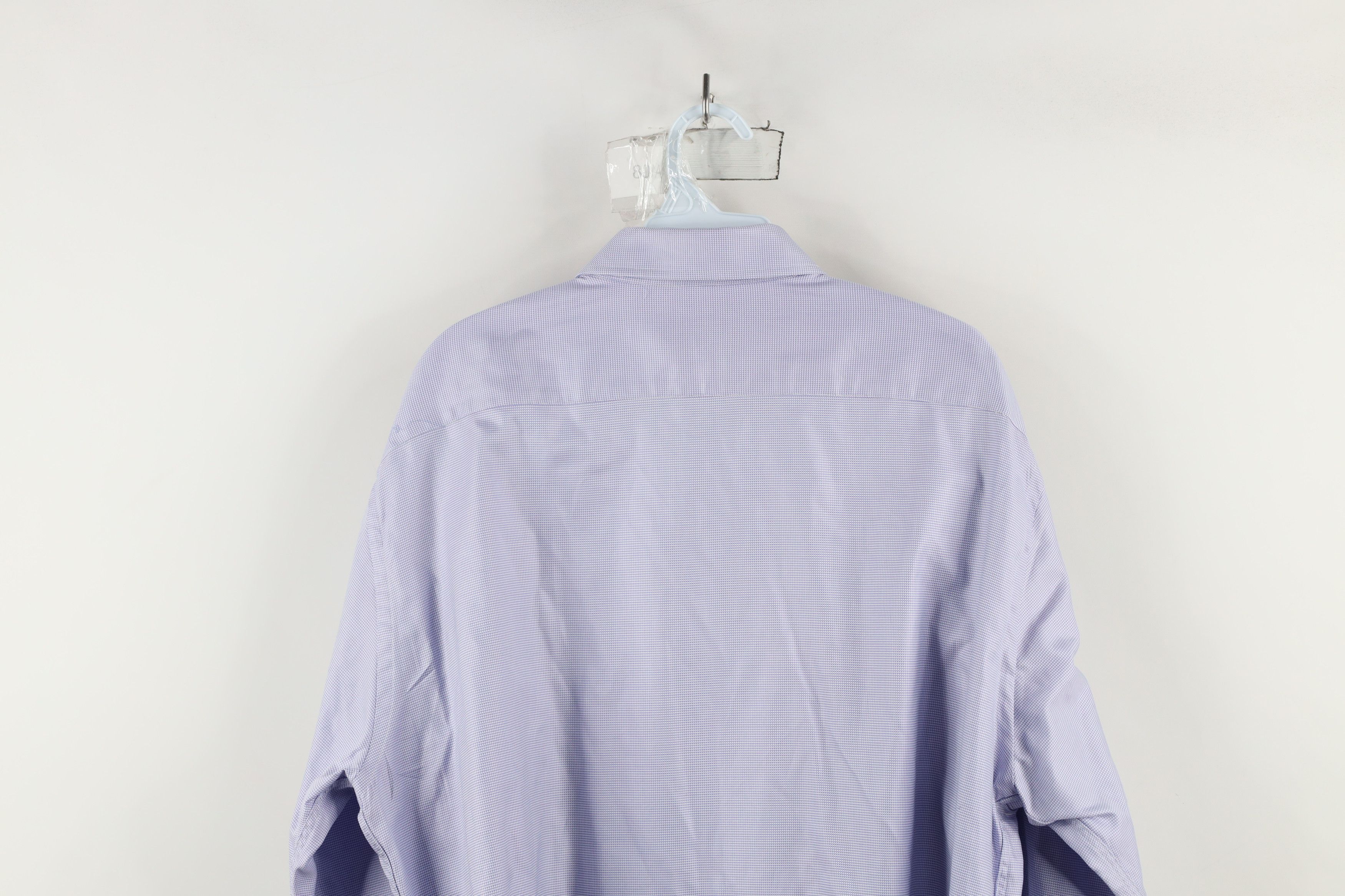 Canali × Vintage Canali Houndstooth Long Sleeve Button Shirt Cotton Blue Size US M / EU 48-50 / 2 - 11 Thumbnail