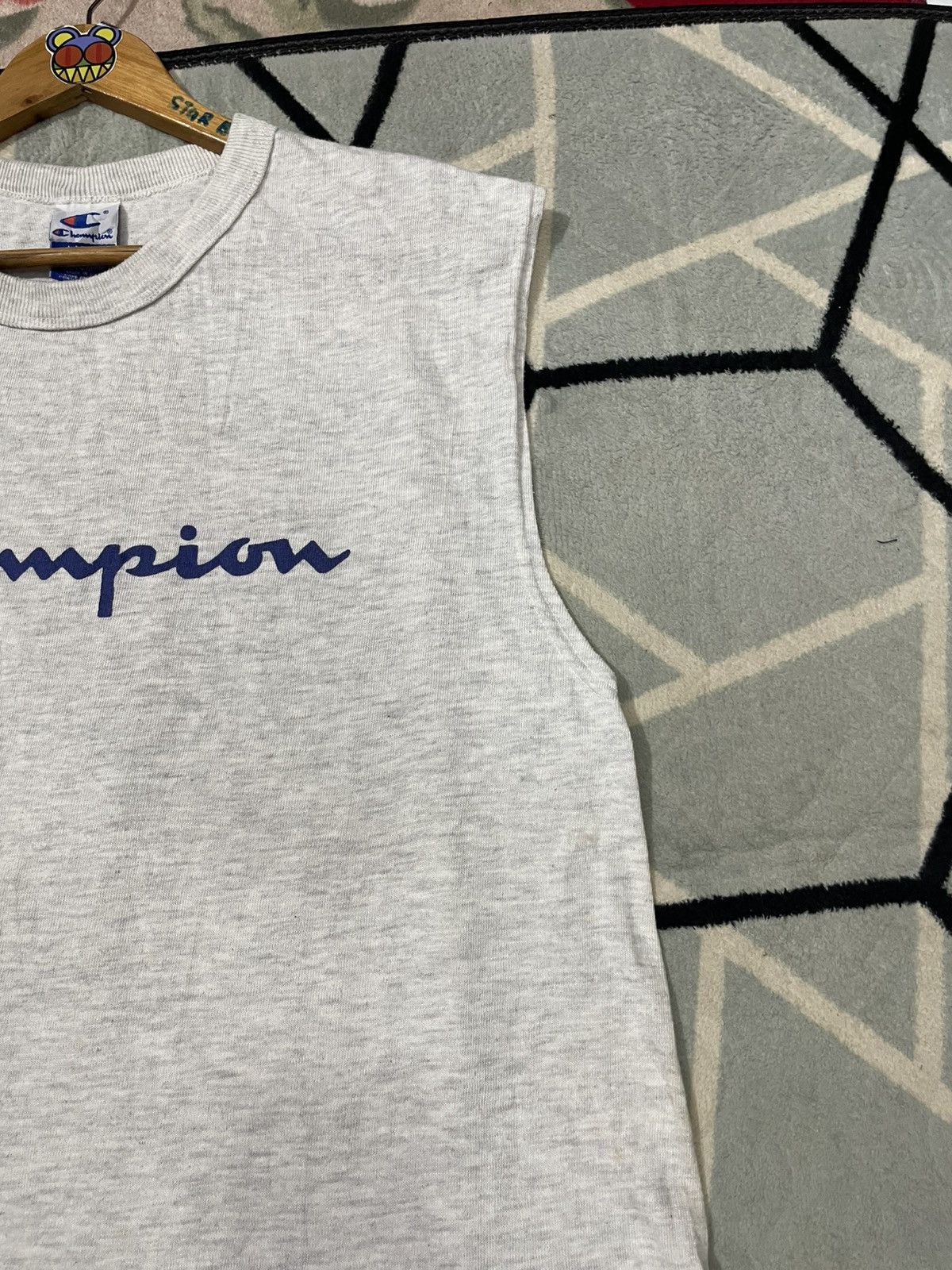 Champion Champion streetwear singlet sleeveless simple design Size US L / EU 52-54 / 3 - 3 Thumbnail