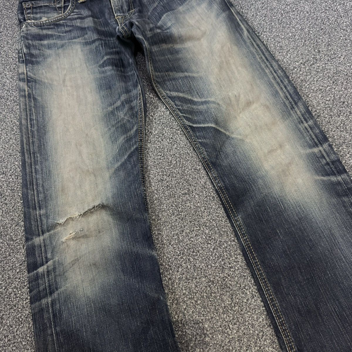 If Six Was Nine Archives ‼️ Japanese Edwin 503 Rusty Heavy Faded Wash Denim Size US 28 / EU 44 - 4 Thumbnail