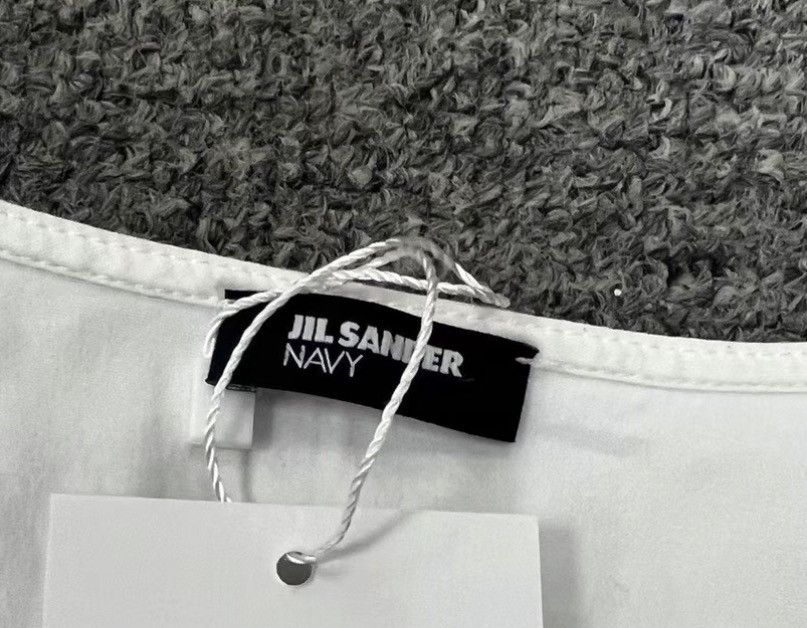 Jil Sander JIL SANDER Minimalist Short Sleeve Shirt J16 Size US XXS / EU 40 - 6 Thumbnail
