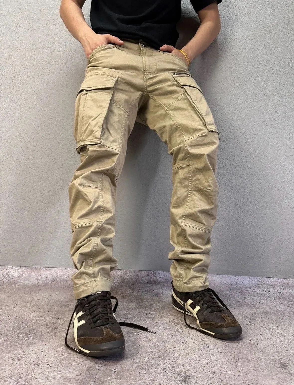 G-Star Archival Avant-Garde Brown Casual Pants Size US 31 - 1 Thumbnail