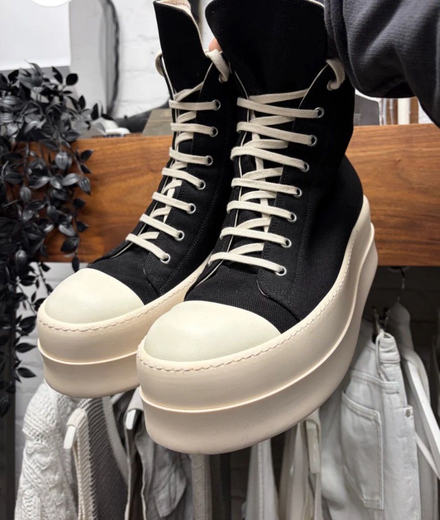 Rick Owens Rick owens double bumper drksdw ramones Size US 11 / EU 44 - 1 Thumbnail