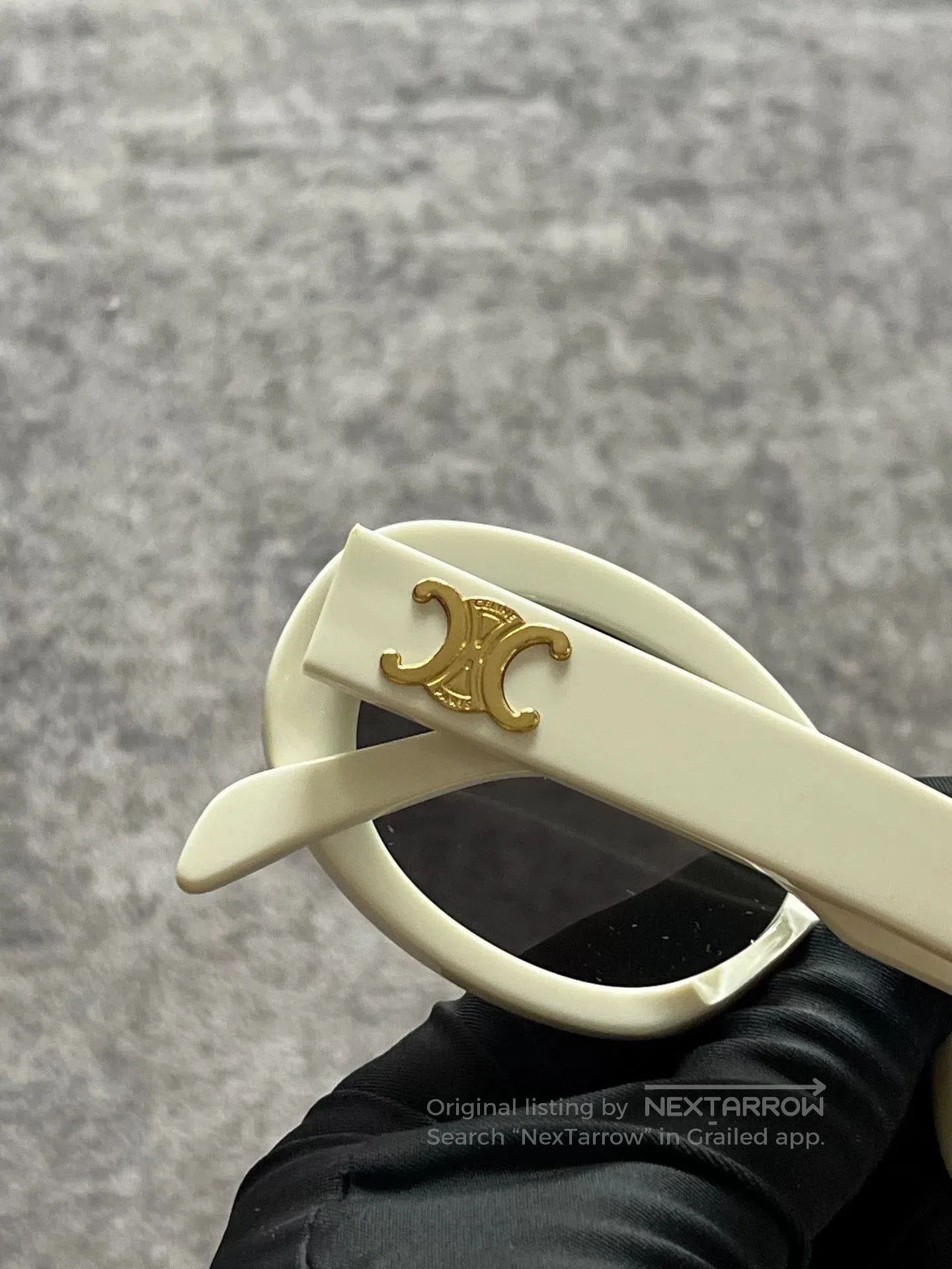 Celine Celine Arc de Triomphe Cat Eye Sunglasses. Size ONE SIZE - 3 Thumbnail