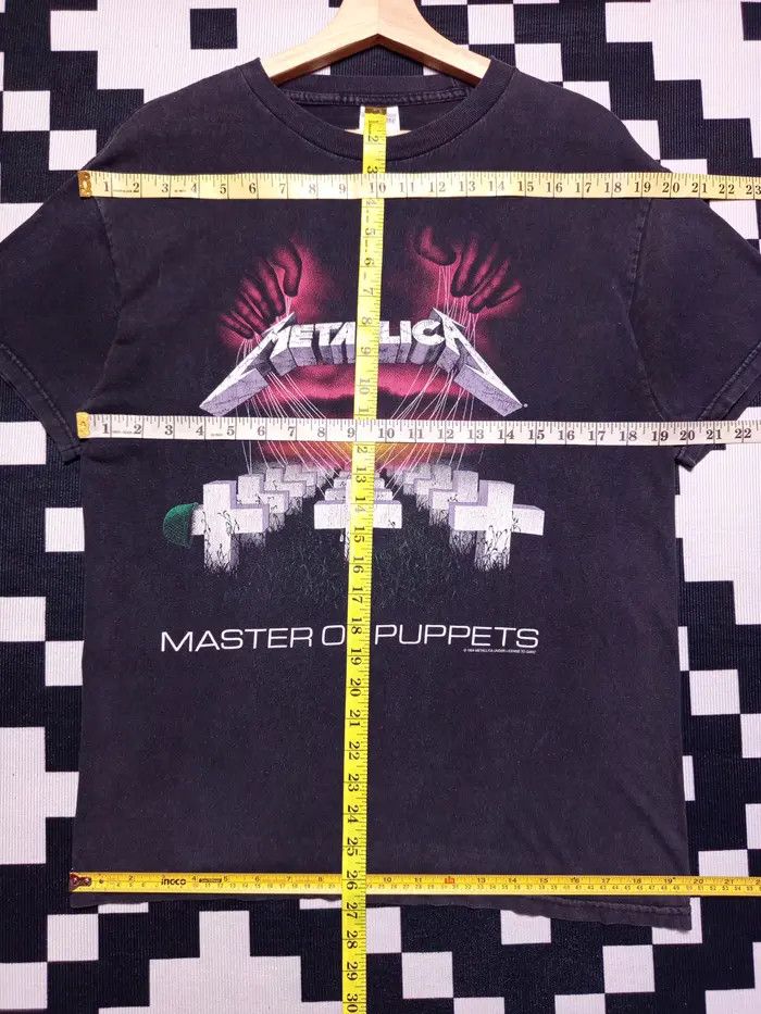 Metallica × Vintage VERY RARE METALLICA MASTER OF PUPPETS BAND ROCK T-SHIRT TOUR Size US XL / EU 56 / 4 - 10 Thumbnail