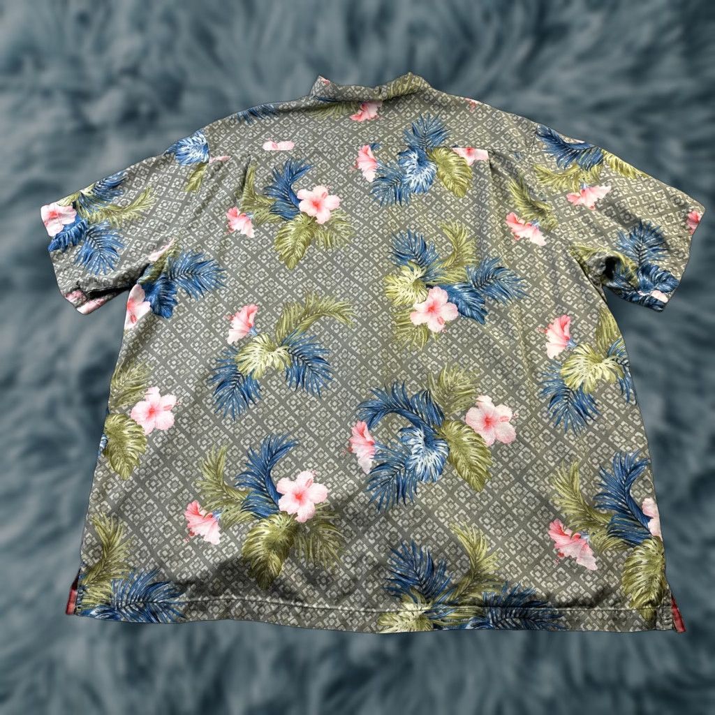 Tommy Bahama Tommy Bahama Shirt Mens 3XL XXXL Green Silk Short Sleeve Camp Size US XXL / EU 58 / 5 - 1 Thumbnail