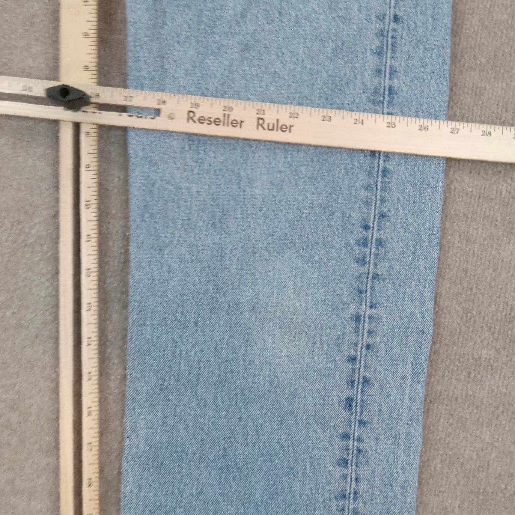 Levi's Levi's 505 Jeans Mens 34x29 Blue Straight Leg Regular Fit Cotton Size US 36 / EU 52 - 4 Thumbnail