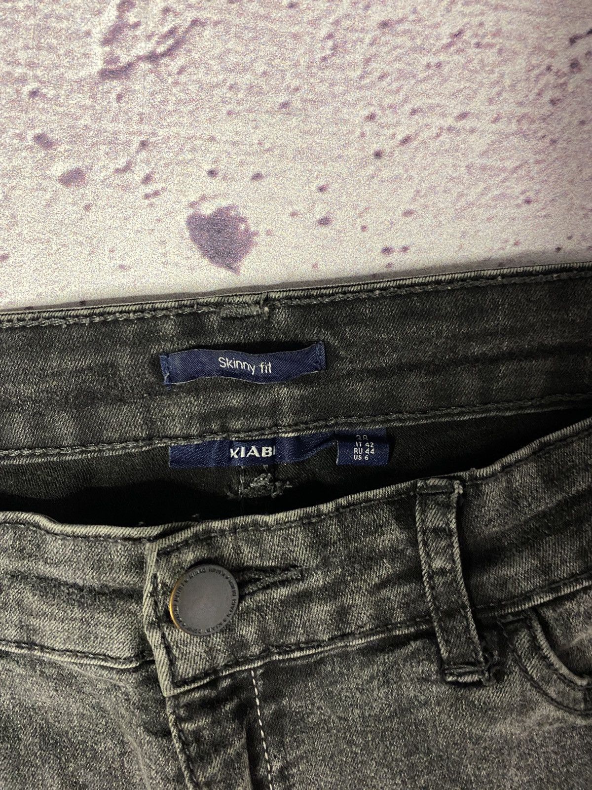 Vintage Women’s jeans vintage Kiabi streetwear size 38 skinny Size 27" / US 4 / IT 40 - 5 Thumbnail