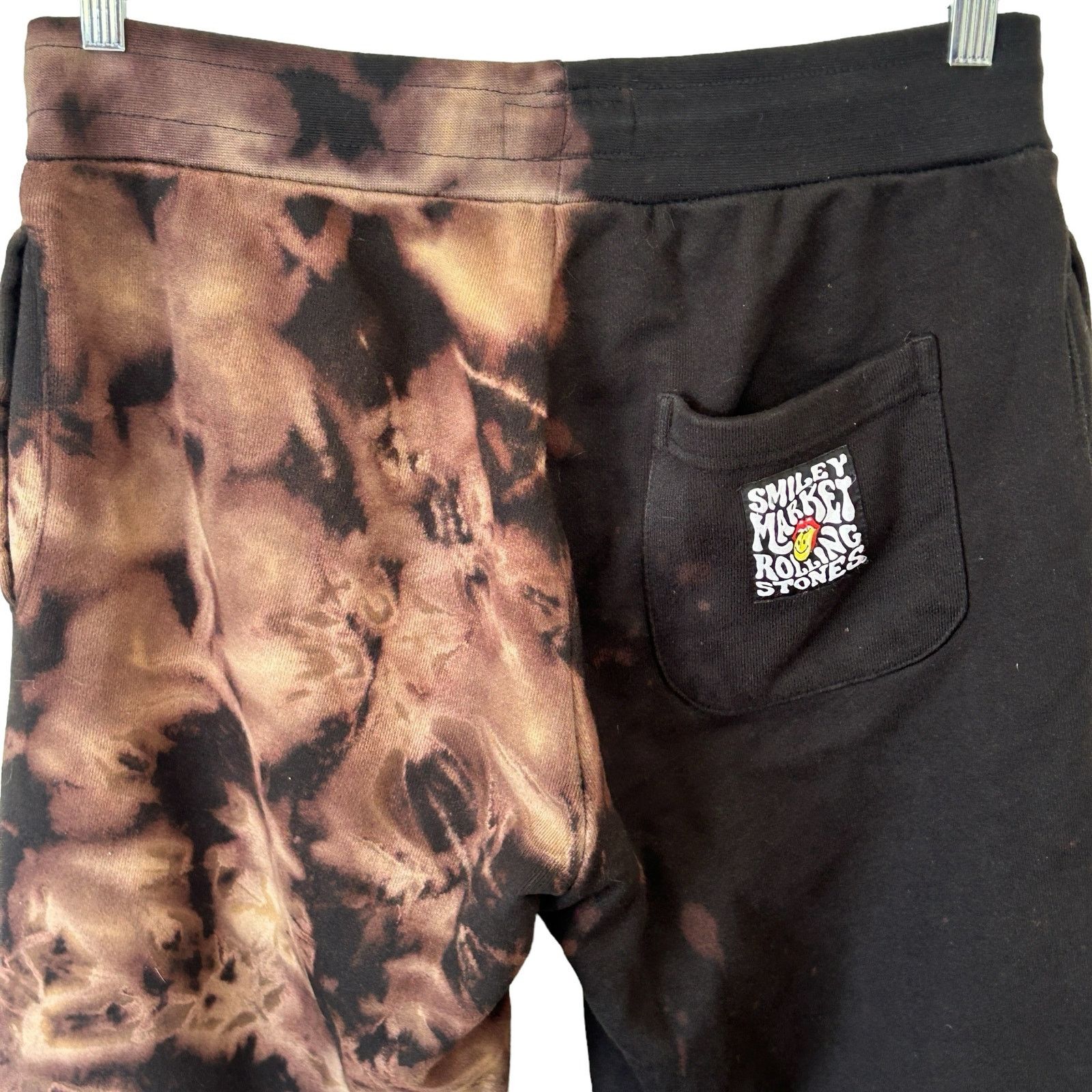 Market Smiley X MARKET Rolling Stone Joggers Brown Black Tie Dye XL Size US 36 / EU 52 - 8 Thumbnail