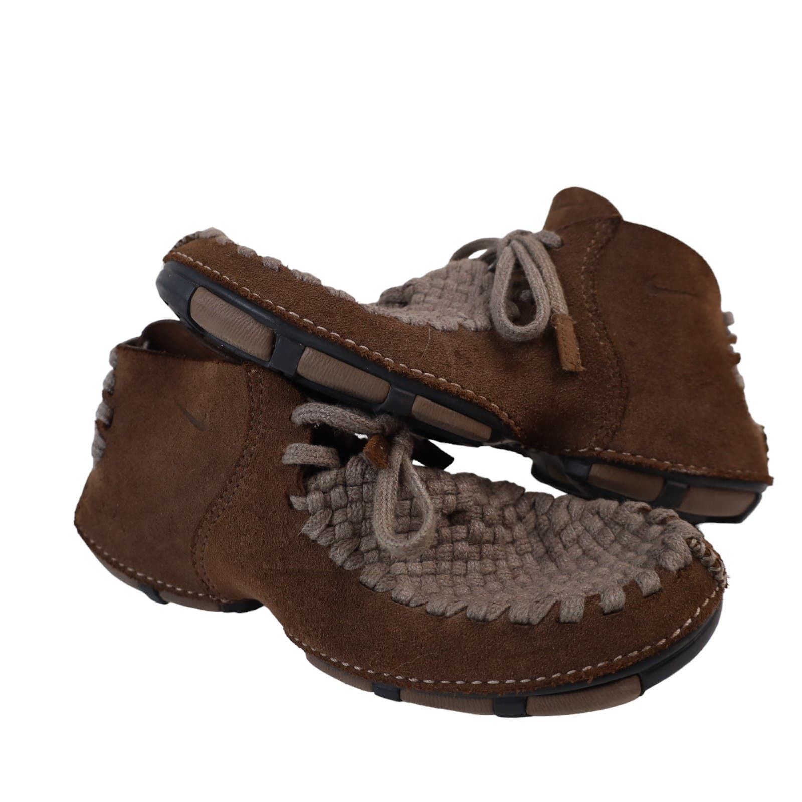image of Nike Considered Woven Chukka Leather Shoes in Brown, Men's (Size 10.5)