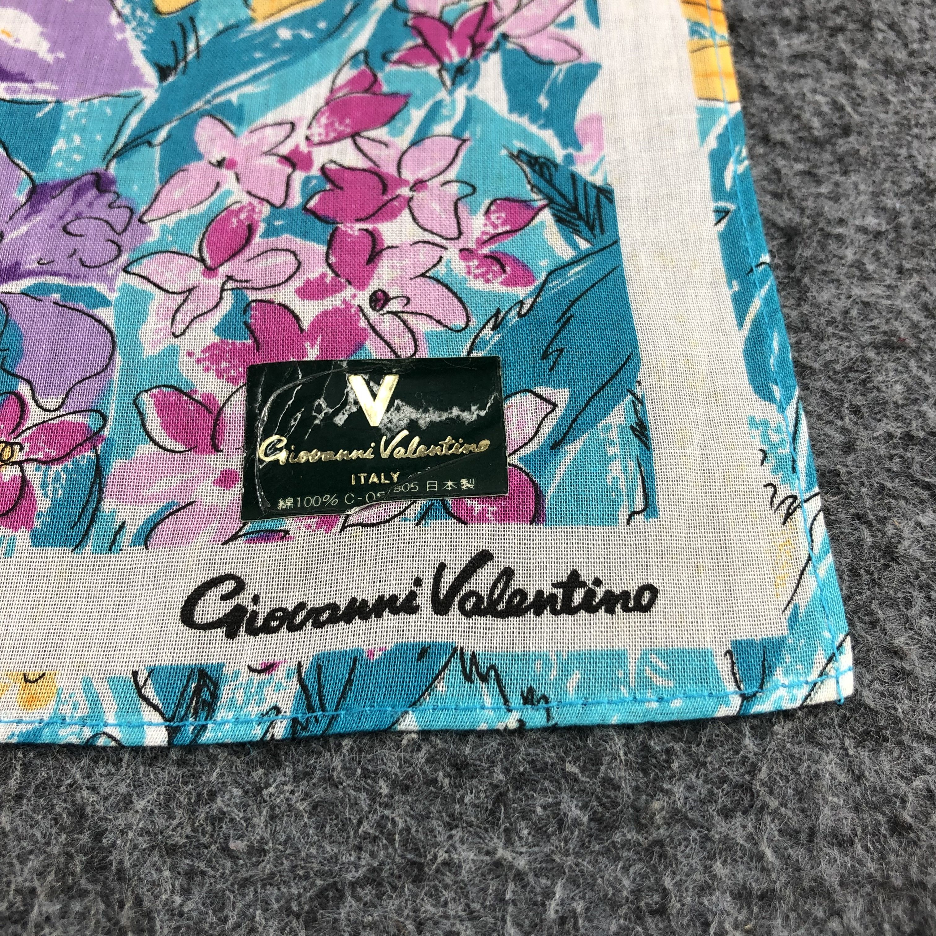 Giovanni Valentino Giovanni Valentino Handkerchief Neckerchief Bandana H1326 Size ONE SIZE - 3 Thumbnail