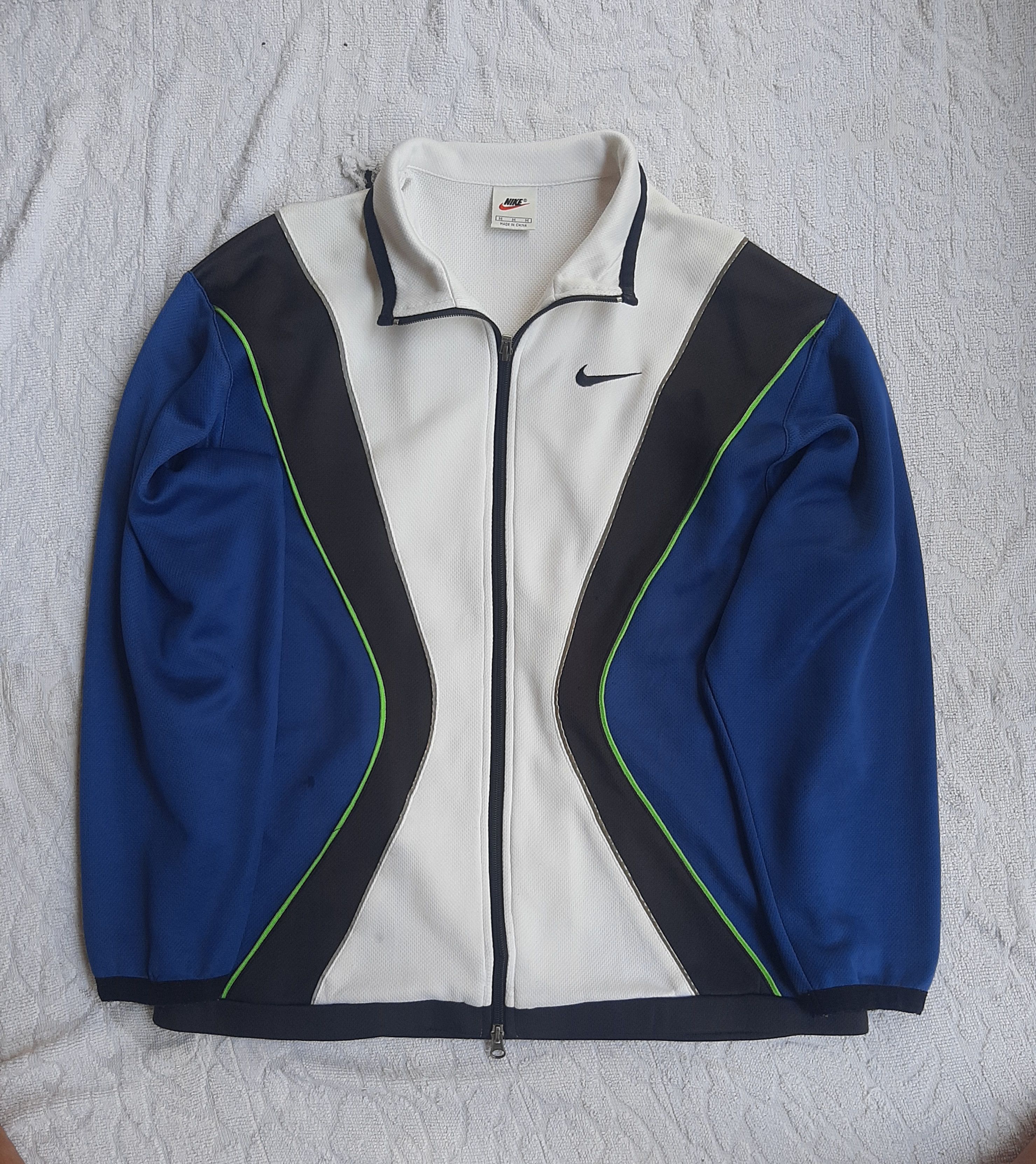 Nike 🔥Rare Vintage Nike 90's Reflective Tracktop Jacket Size US M / EU 48-50 / 2 - 2 Thumbnail