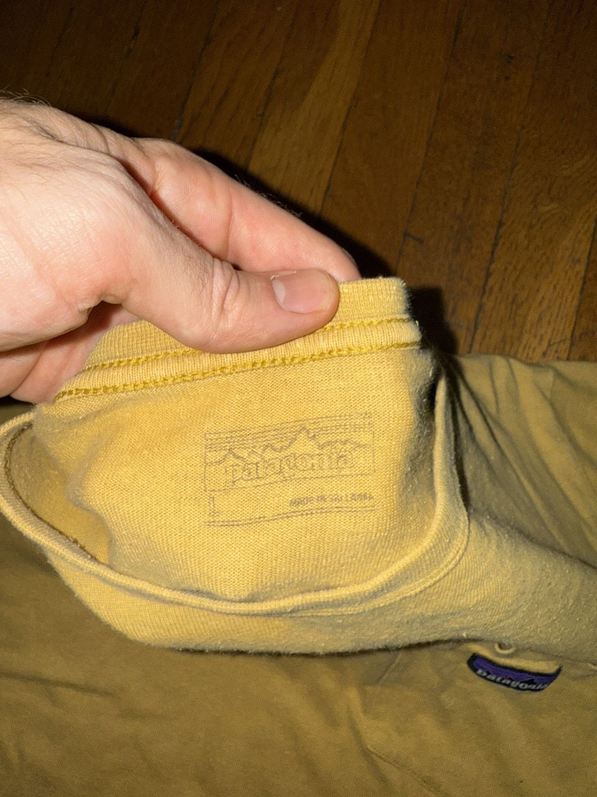 Patagonia Yellow Patagonia Hemp Tee Size US L / EU 52-54 / 3 - 3 Thumbnail